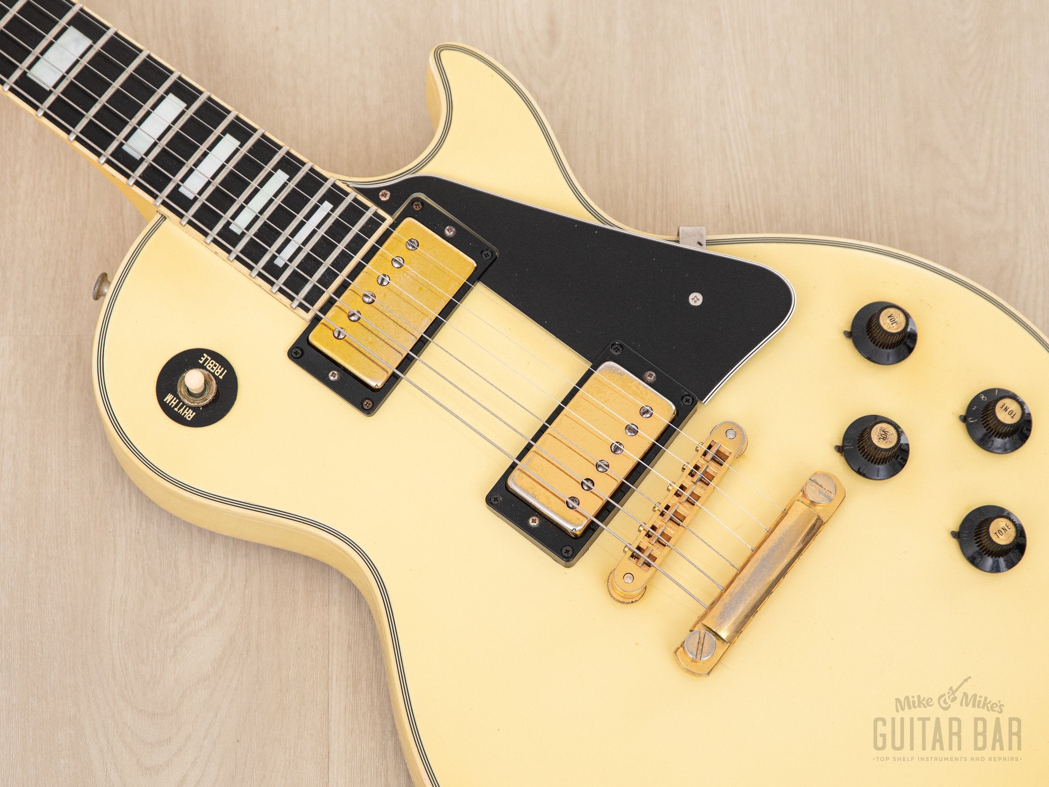 1974 Gibson Les Paul Custom Vintage Guitar Alpine White w/ Case, Randy Rhoads