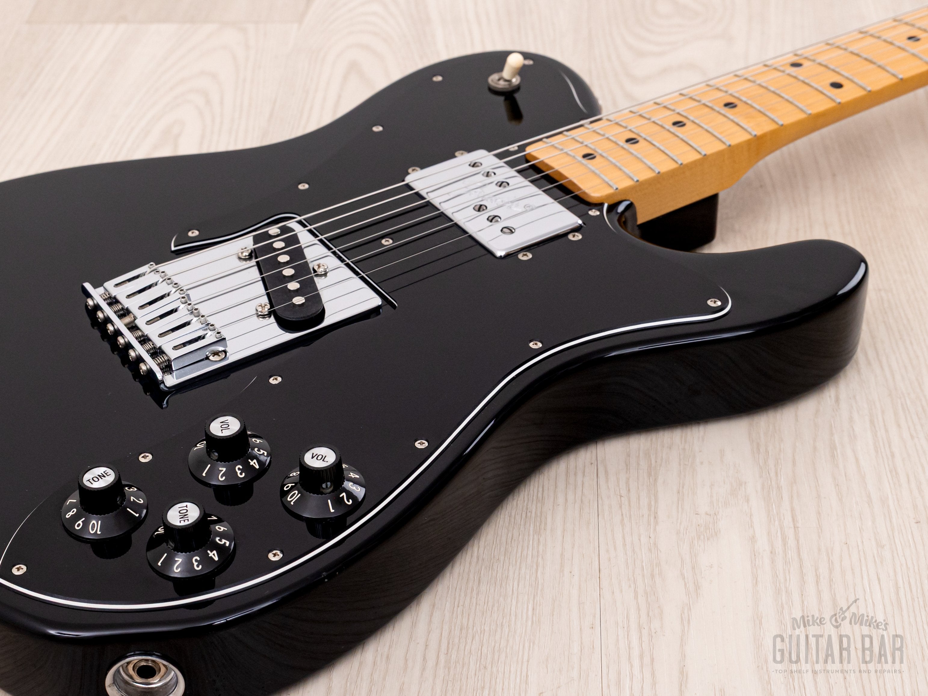2007 Fender Telecaster Custom '72 Vintage Reissue TC72 Black, Ash Body w/ Wide Range, Japan CIJ