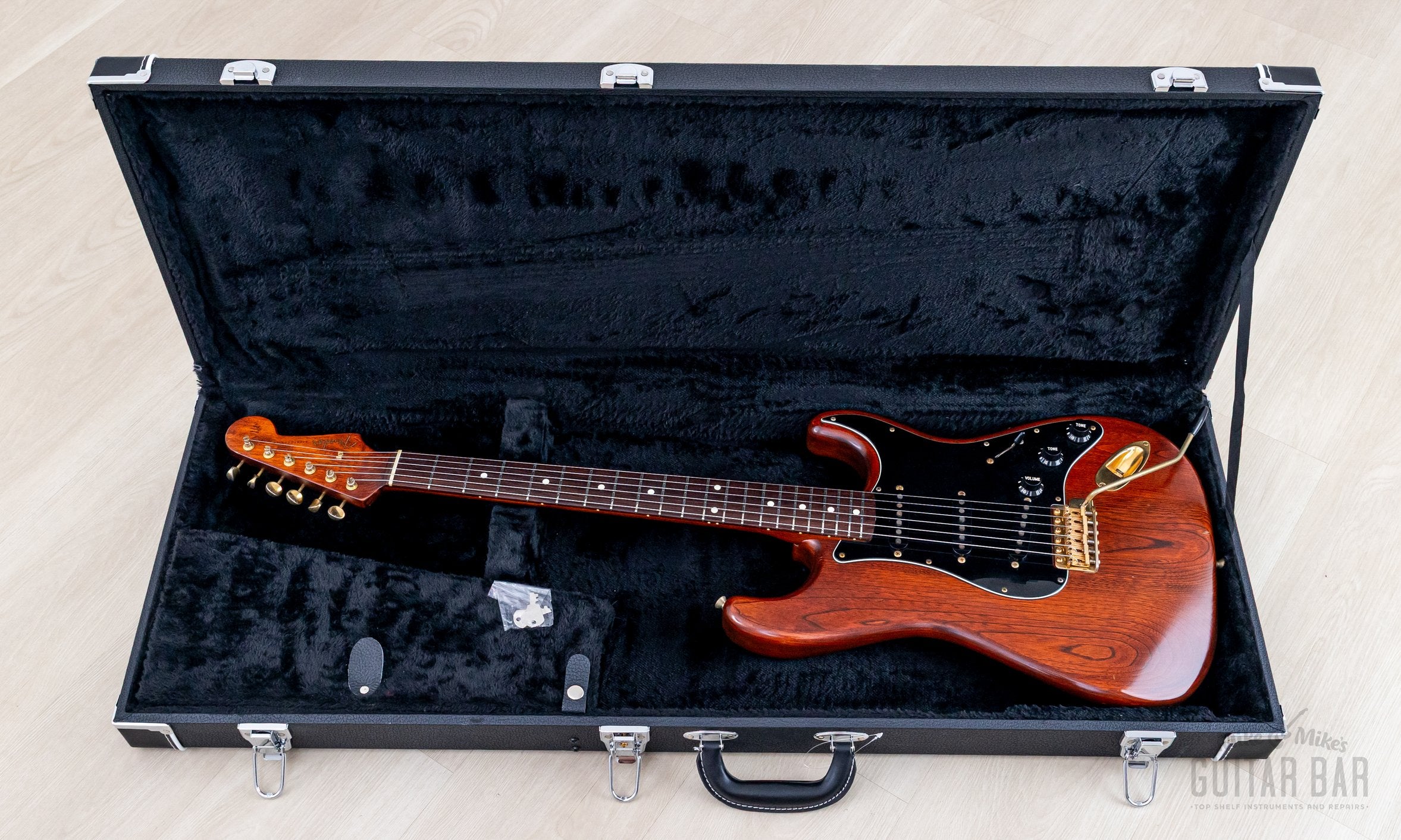 1992 Fender Stratocaster Order Made Walnut Satin Nitro Lacquer w/ Gold