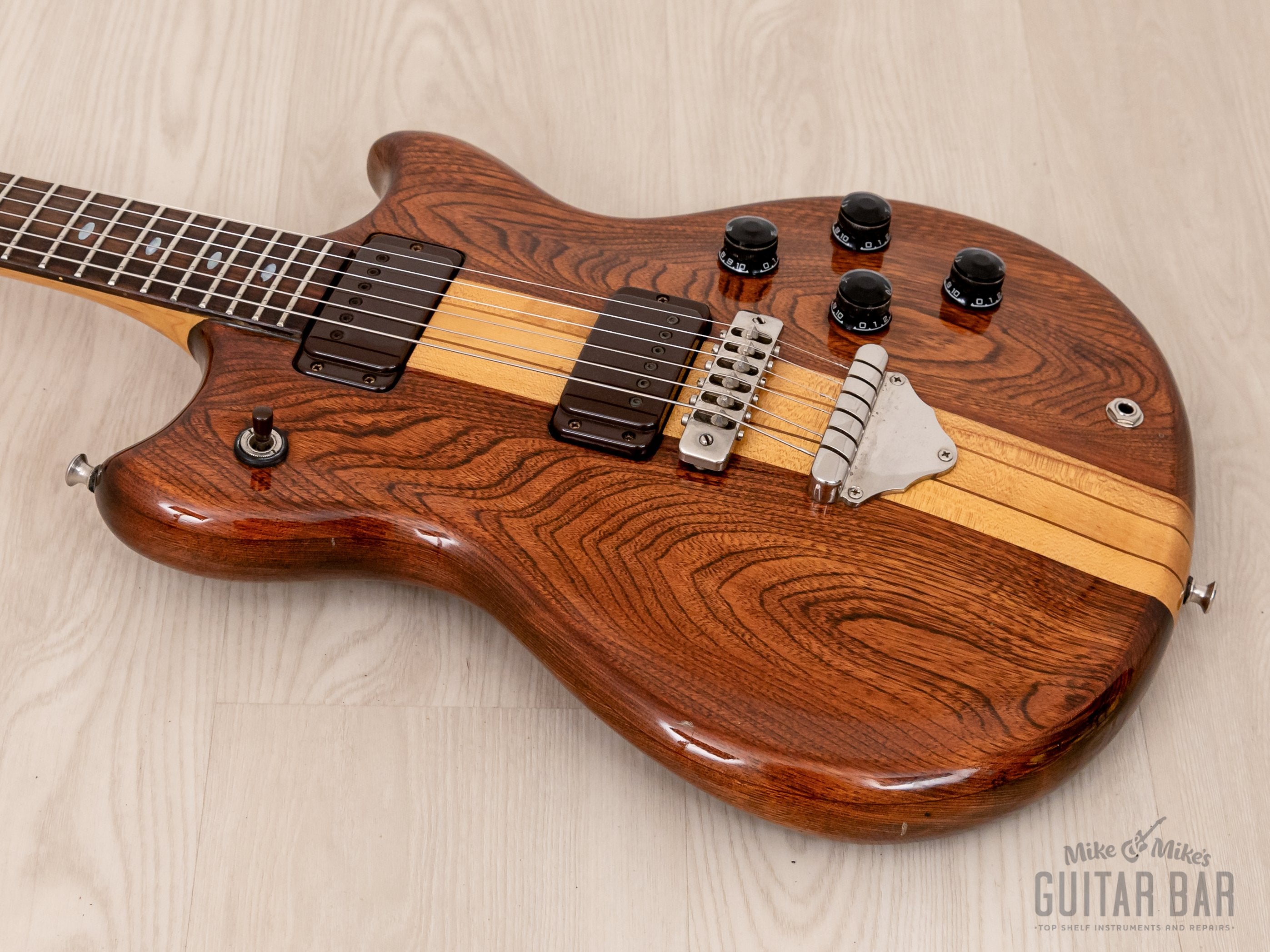 1979 Greco GO700 Speed Way Vintage Neck Through Guitar Dark Stain, Japan Fujigen