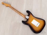 2018 Danocaster S-style '56 Sunburst Relic, back angled view