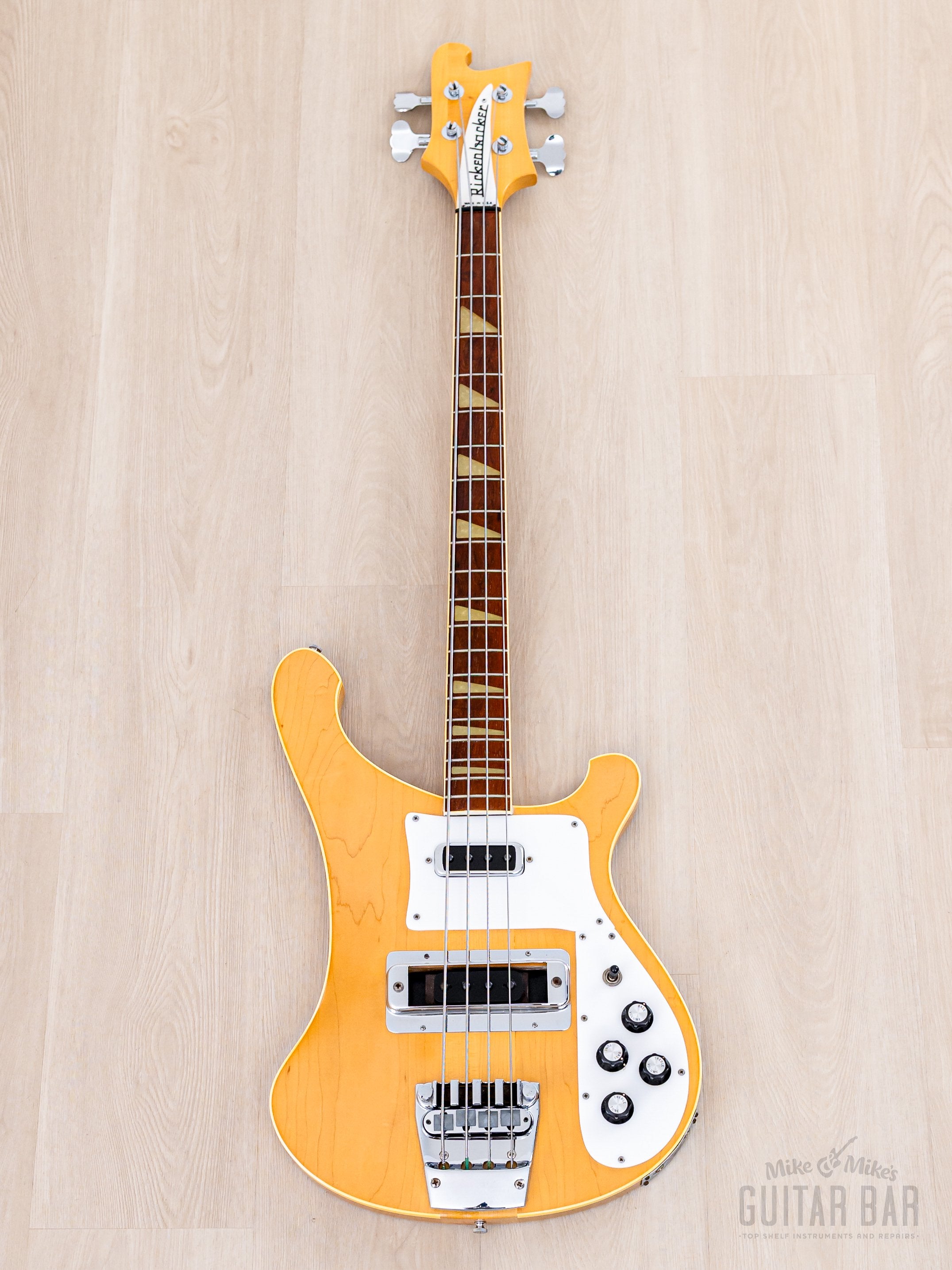1982 Rickenbacker 4003 Vintage Neck Through Bass Mapleglo w/ Case