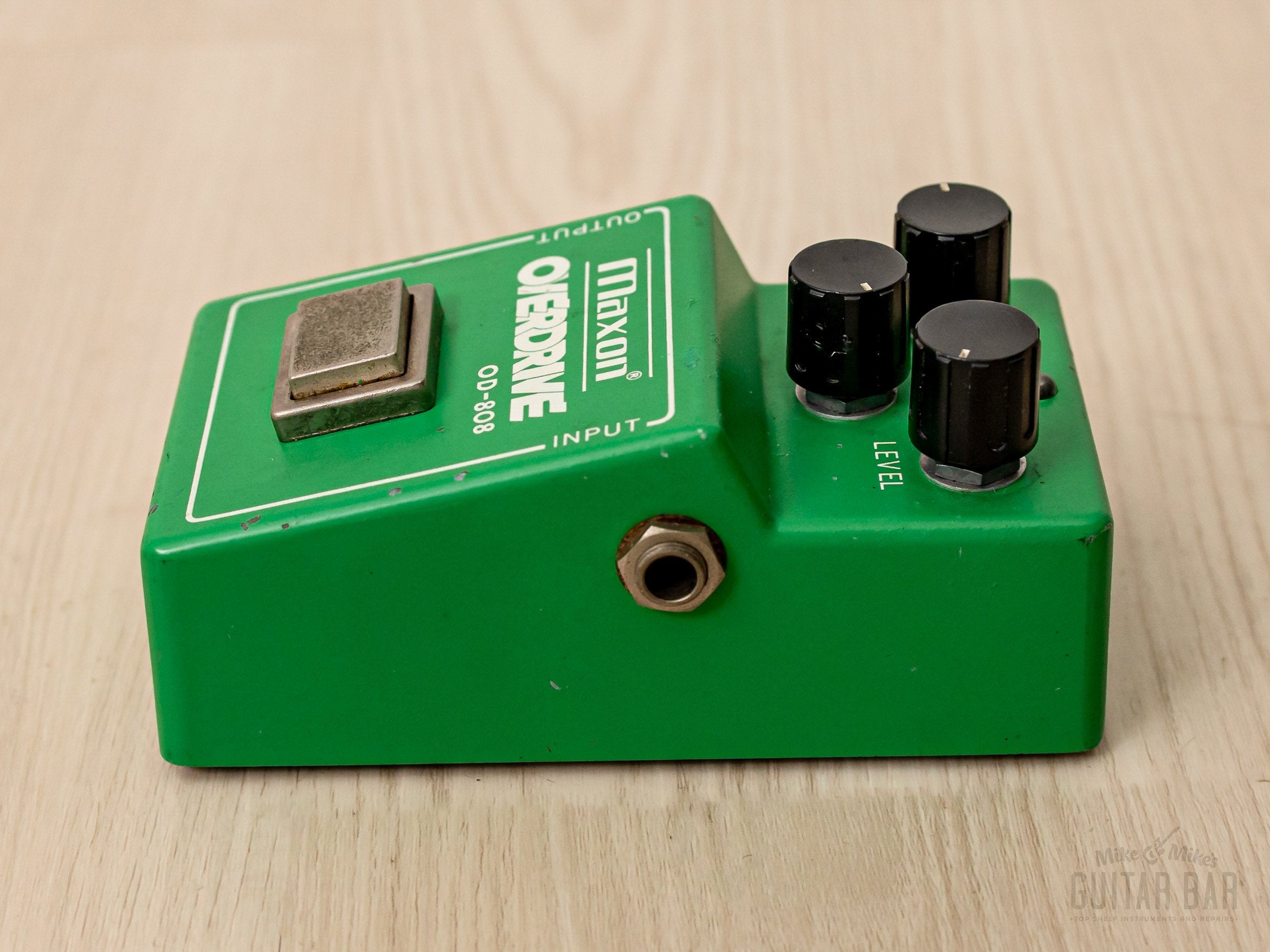 1979 Maxon OD-808 Overdrive Vintage Guitar Effects Pedal w/ JRC4558D, Ibanez TS-808 Tube Screamer