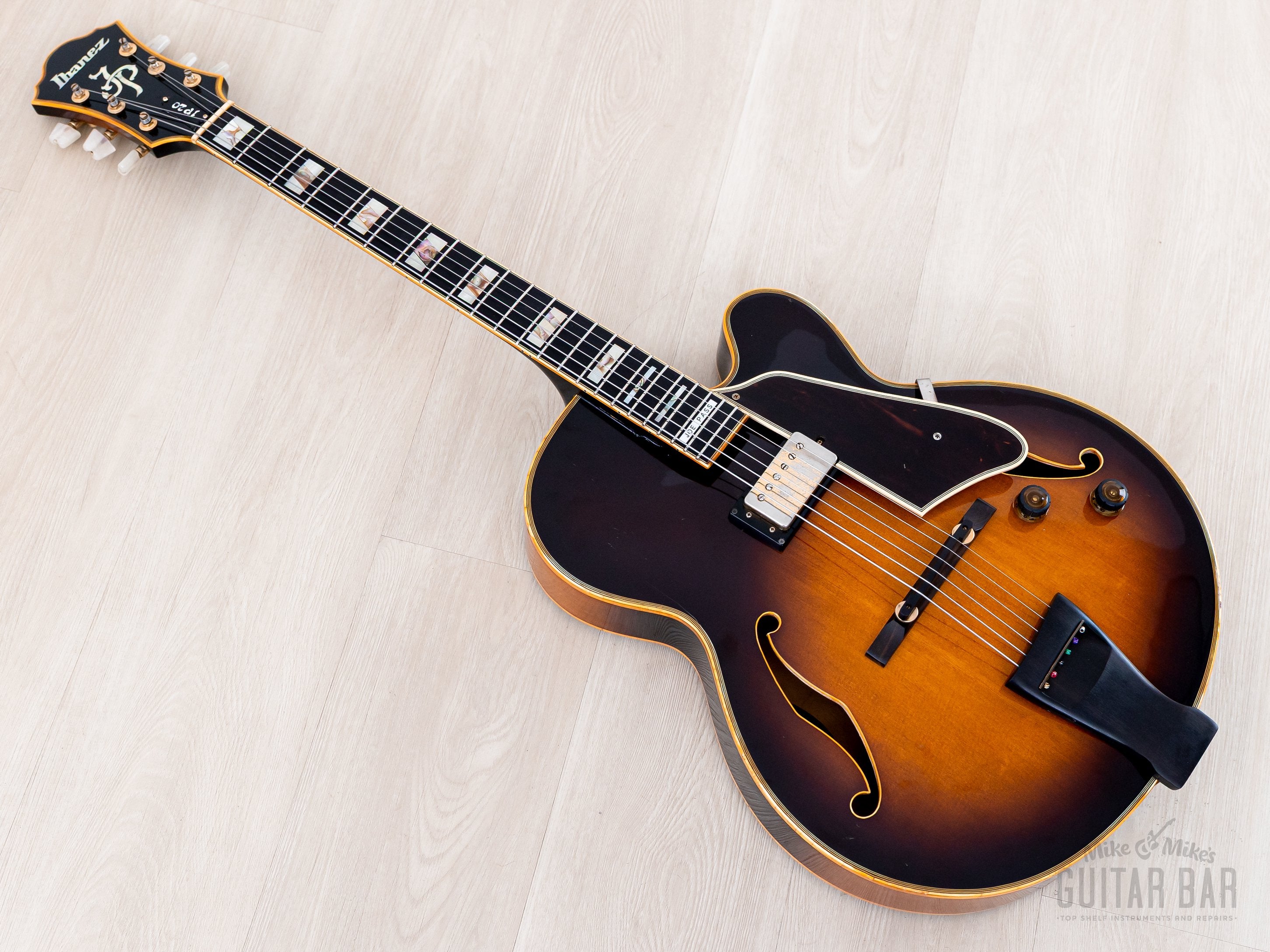 1983 Ibanez JP20 Joe Pass Signature Archtop Electric Guitar Sunburst w