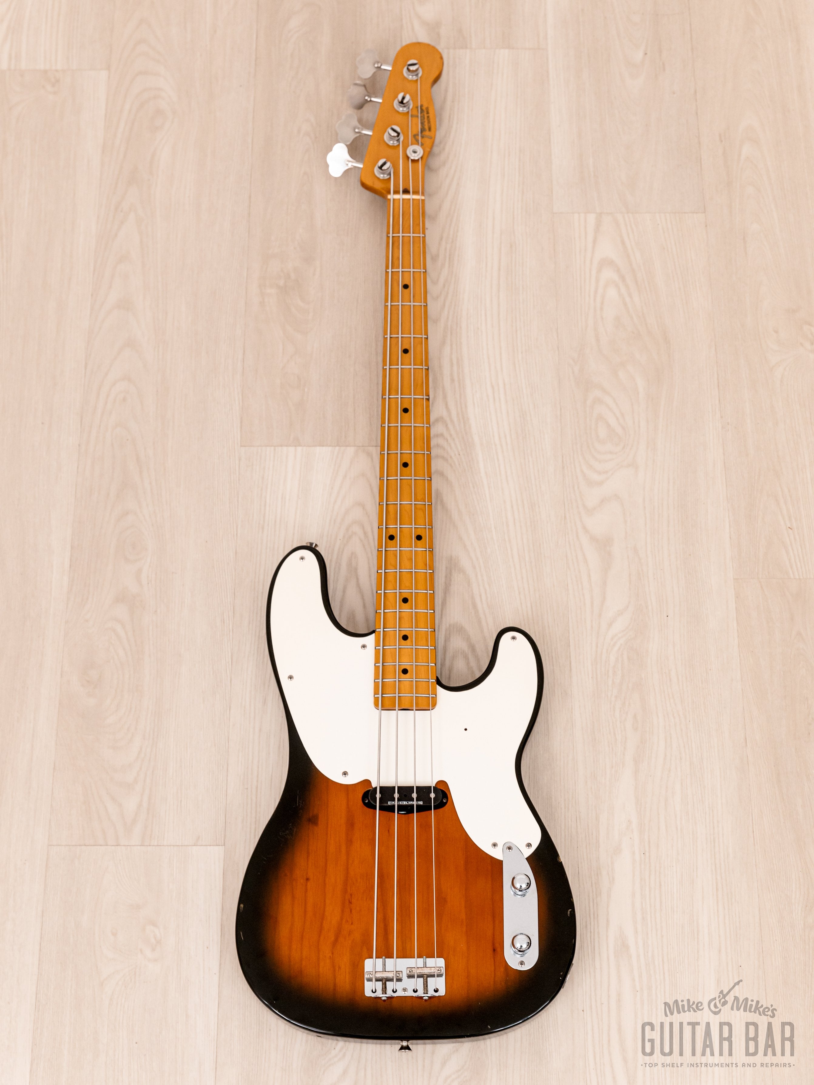 1991 Fender Precision Bass '51 Vintage Reissue OPB-51DM Sunburst w/ USA Pickup, Japan MIJ Fujigen