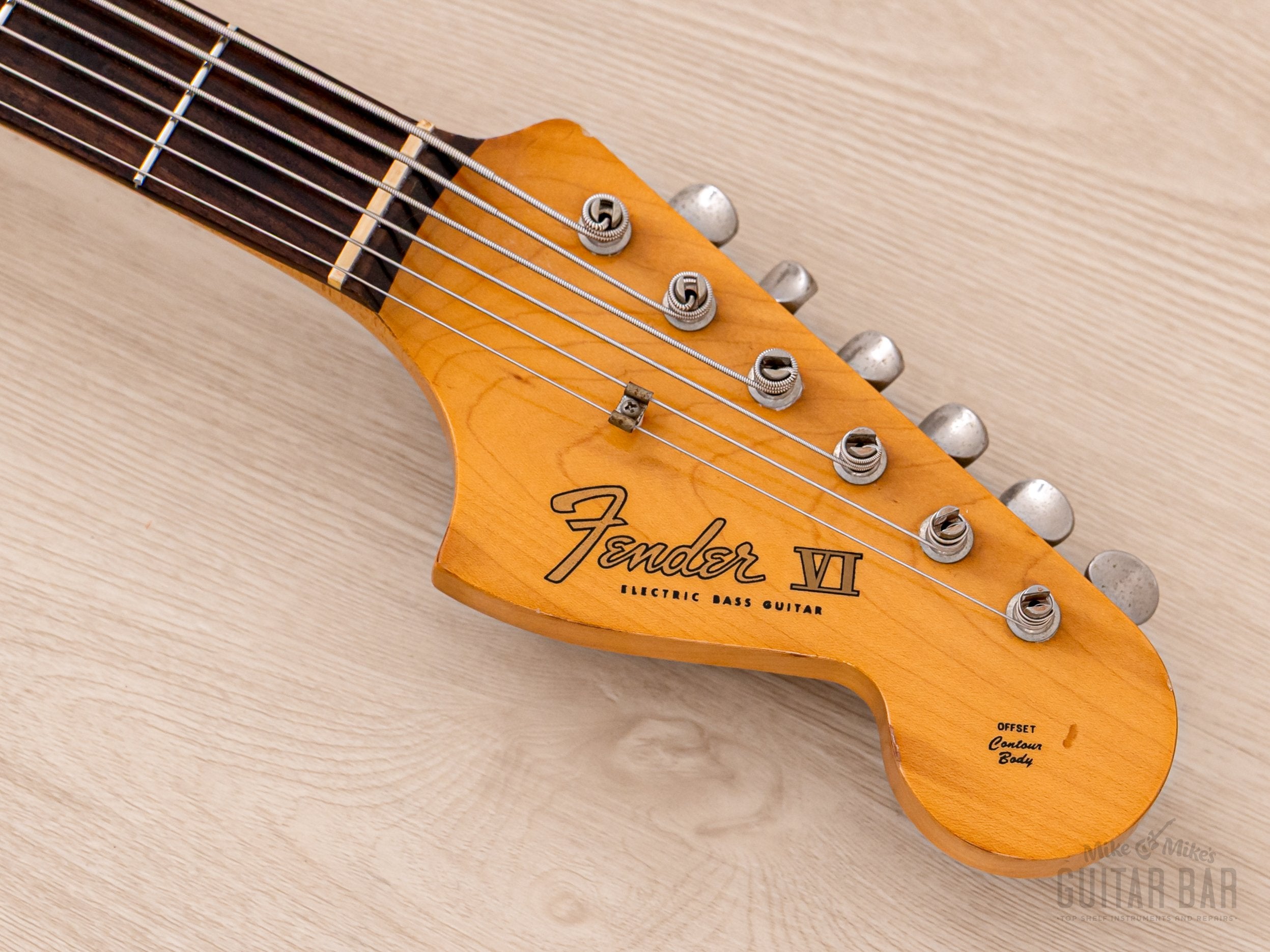 1992 Fender Custom Edition Bass VI Sunburst, 100% Original, Japan MIJ Fujigen