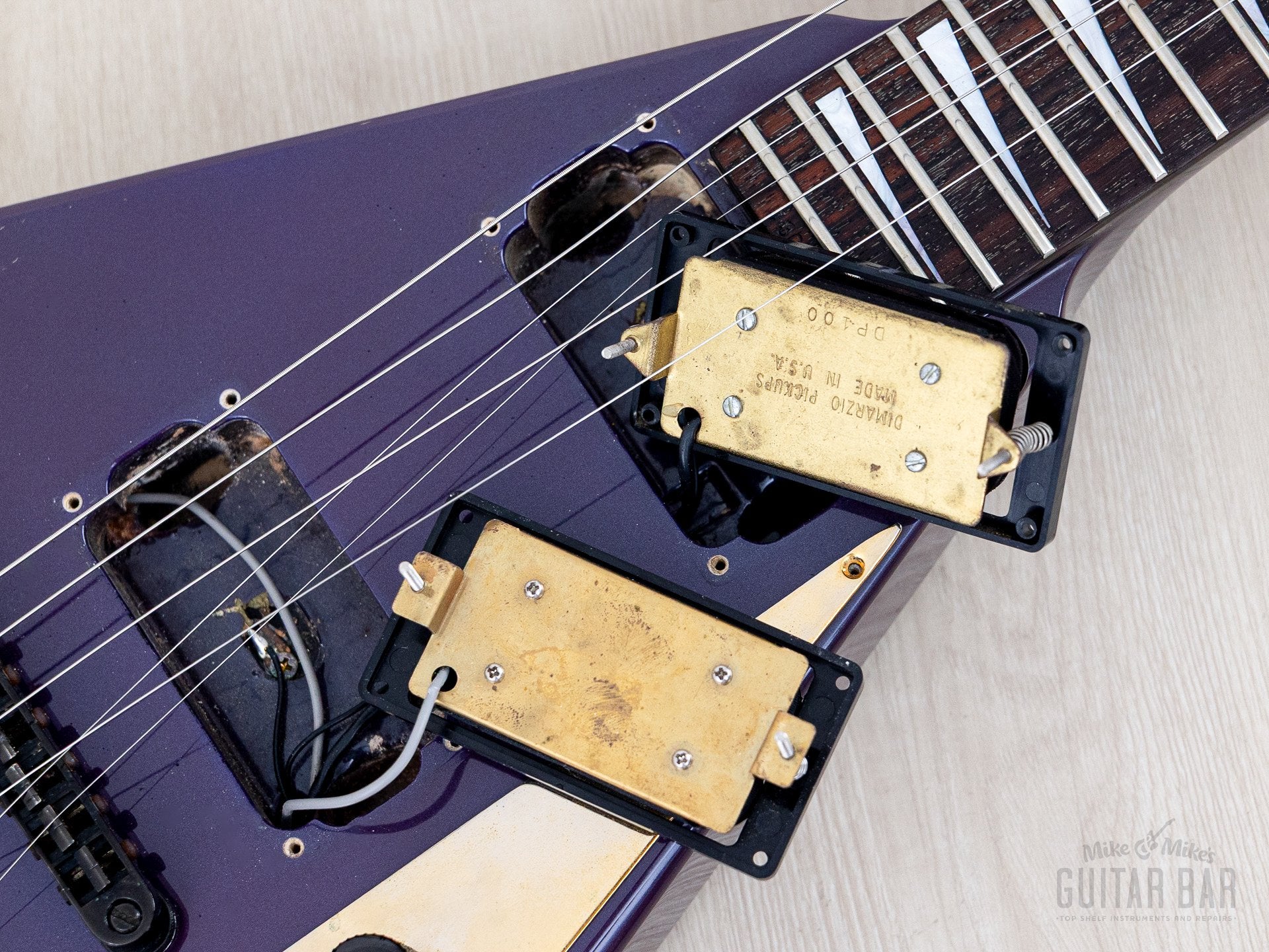 1993 Grover Jackson Randy Rhoads Standard V Blue Purple w/ DiMarzio DP