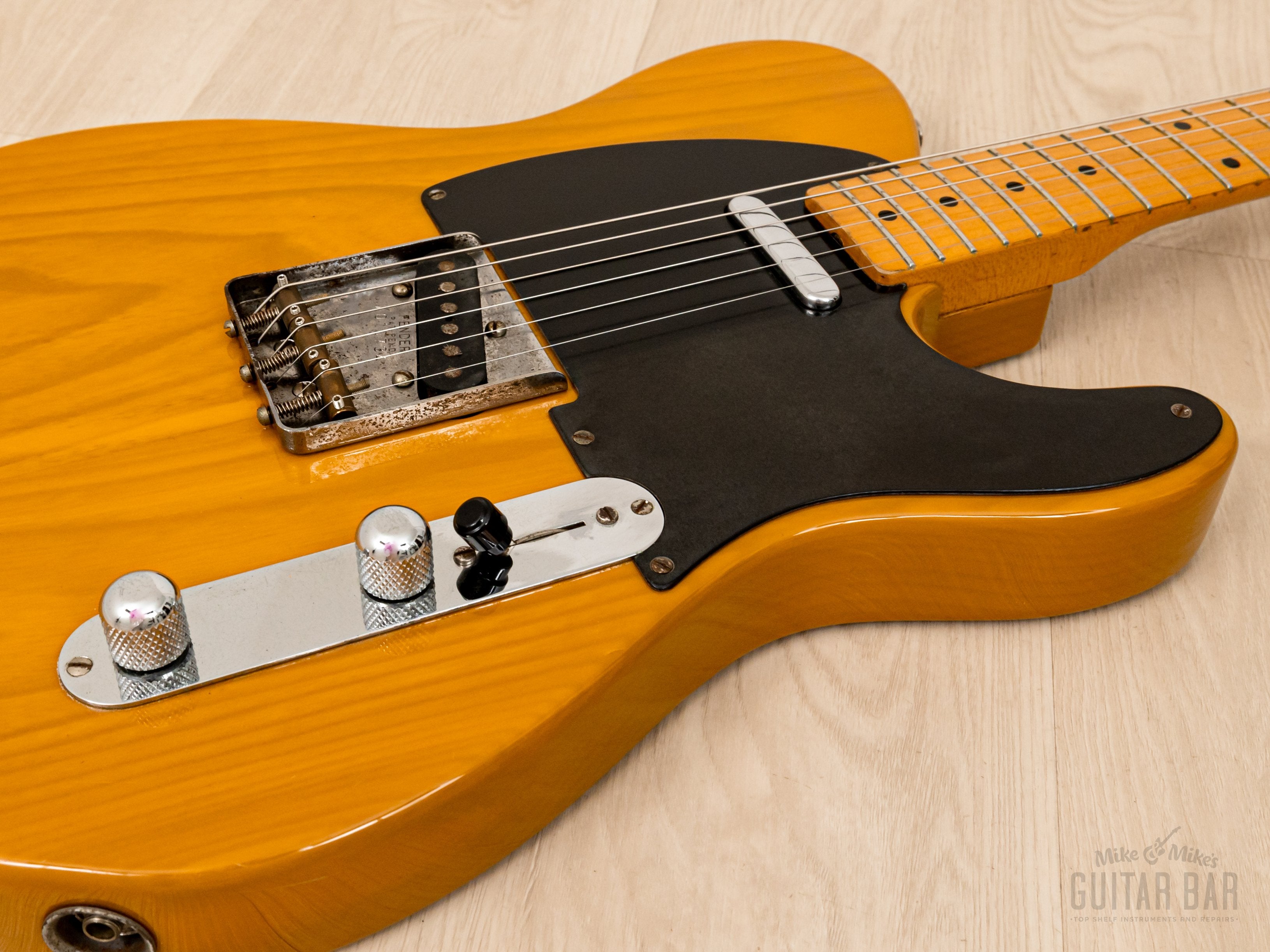 1985 Fender Telecaster '52 Vintage Reissue TL52-95 Lacquer Finish w/ American Vintage Pickups, Japan MIJ Fujigen