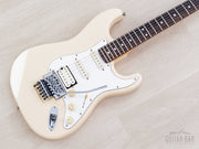 2005 Fender Stratocaster ST72-FR SSH in Olympic White, angled front view
