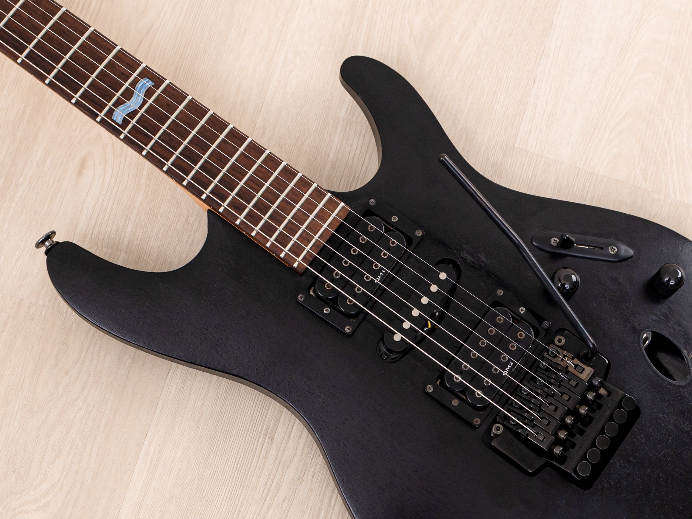 2001 Ibanez Prestige S Series S470 HSH Satin Black w/ Floyd Rose