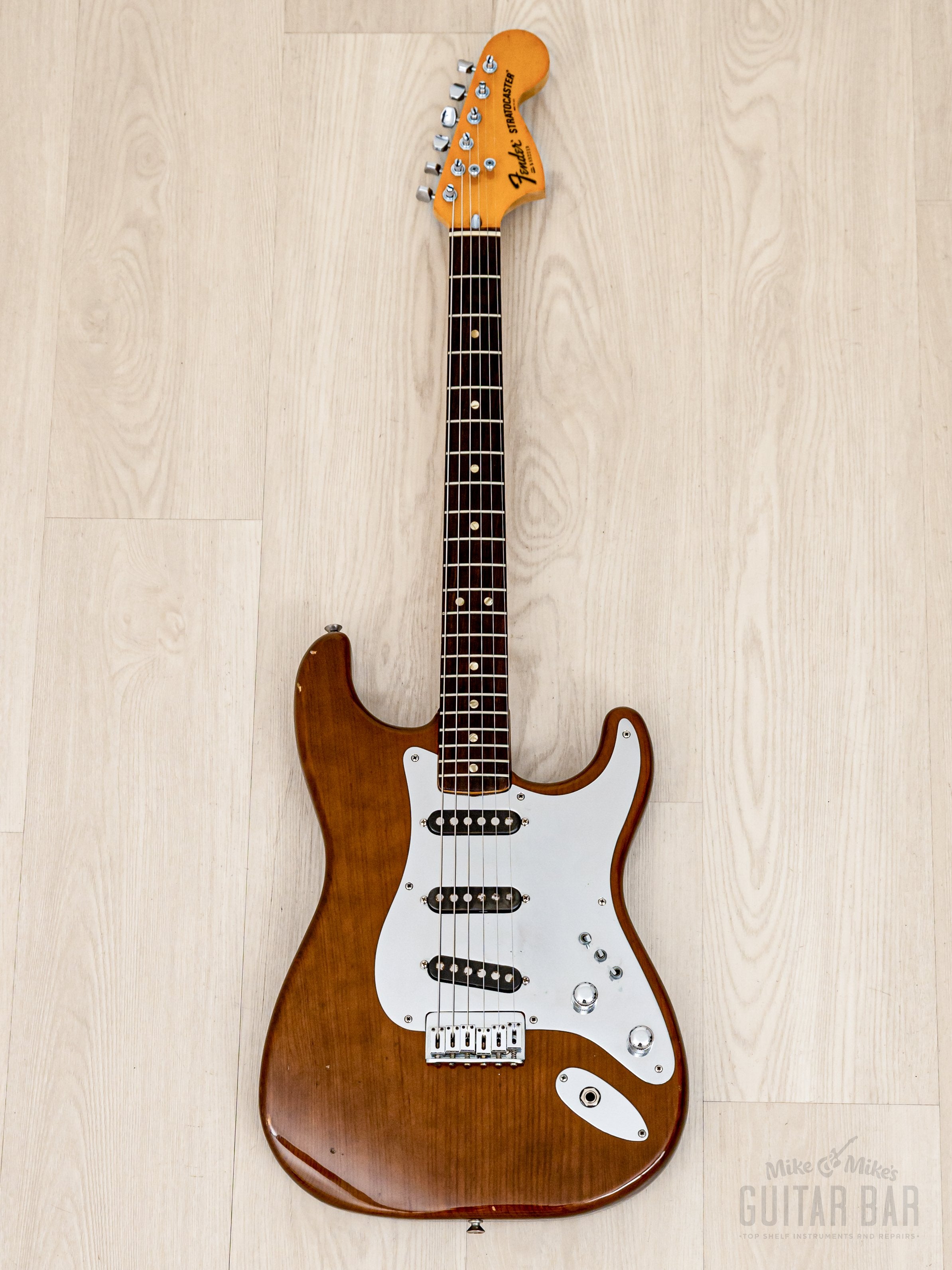 1980 Fender Stratocaster Hardtail Vintage Guitar Mocha, Schecter Dream Machine Mods w/ F500T Pickups, Case