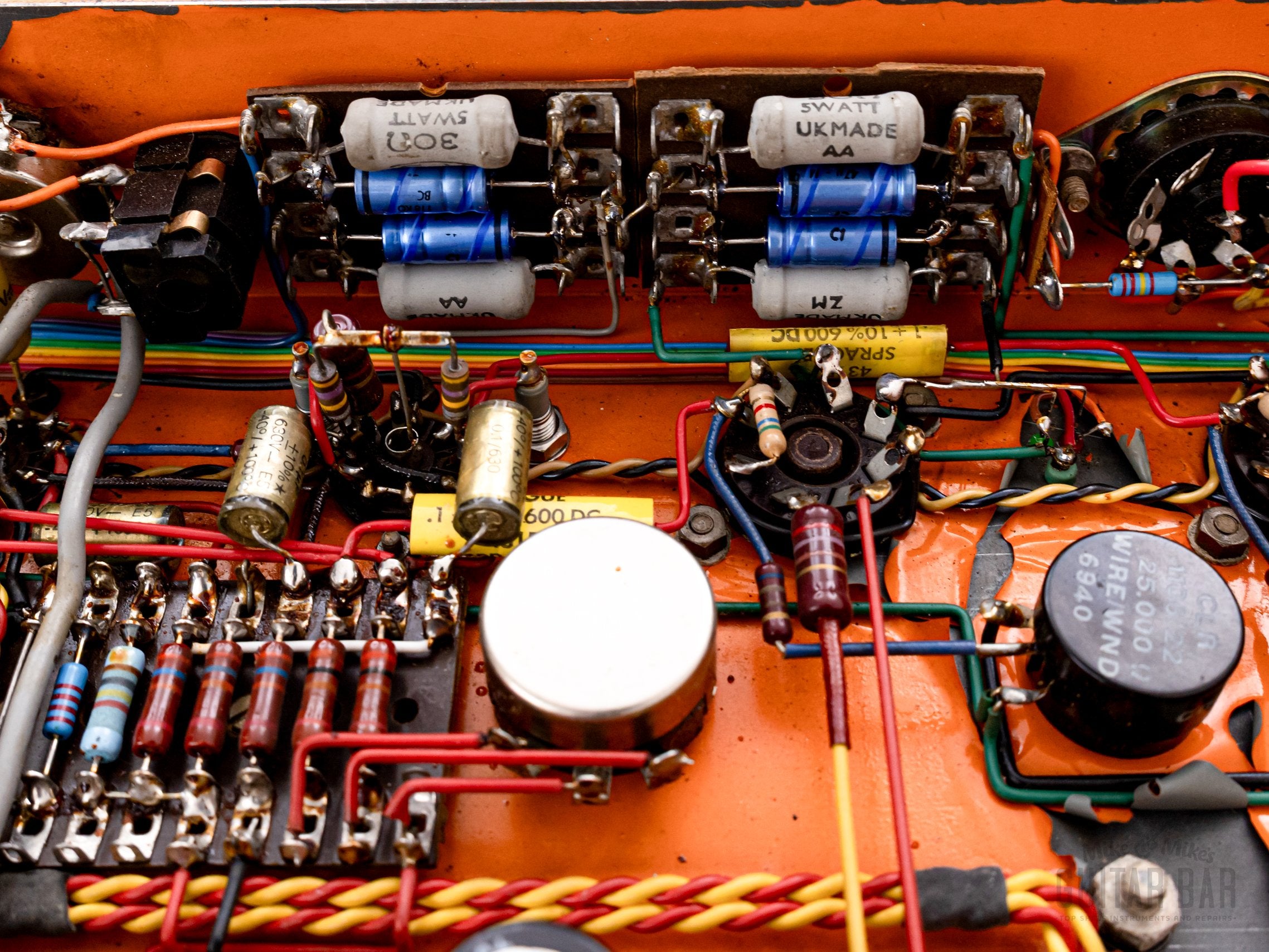 1970 Orange Matamp SL-100 Slave Amplifier w/ GEC KT88 Quad, Ormat