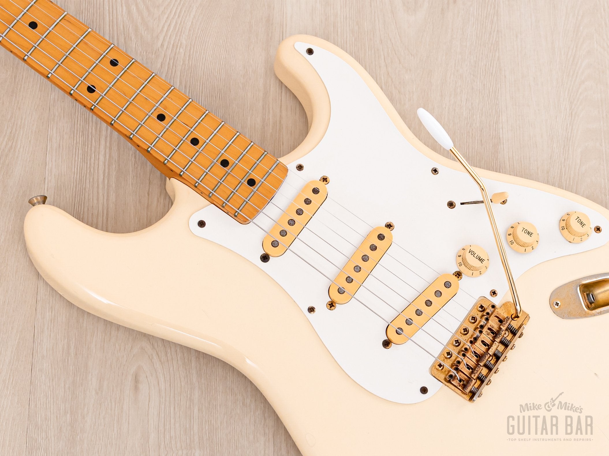 1990 Fender Stratocaster '57 Vintage Reissue ST57-65G Mary Kaye-Style w/ Gold Hardware, Japan MIJ Fujigen