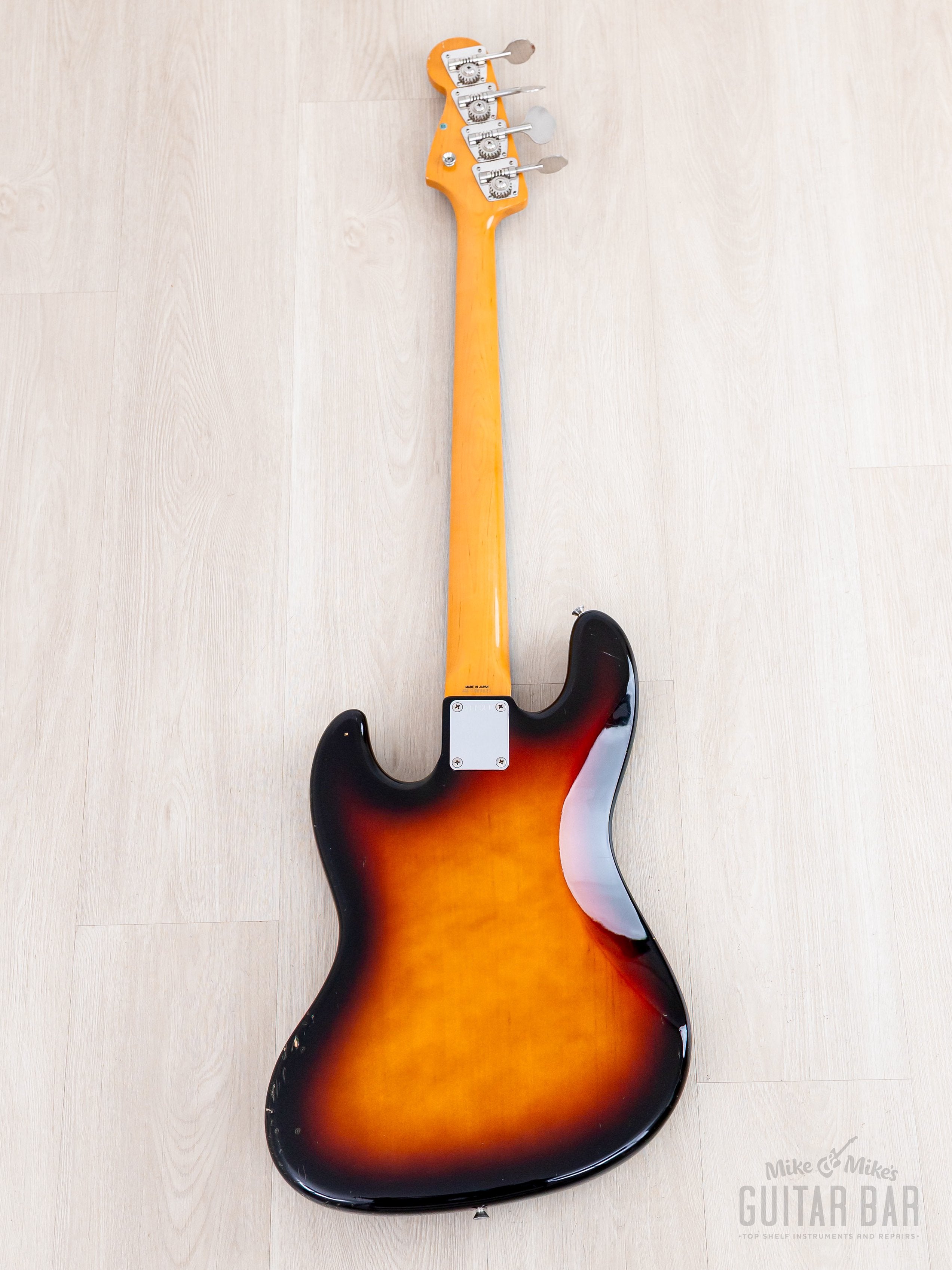 1989 Fender Jazz Bass '62 Vintage Reissue JB62-550 Sunburst 100% Origi