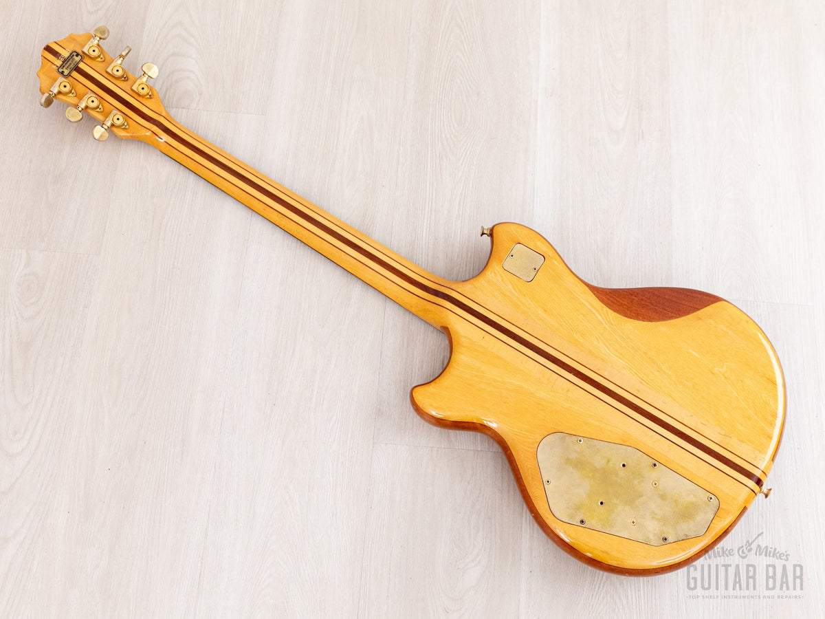 1978 Greco GO1200 Speed Way Vintage Neck Through Guitar Natural, Near-