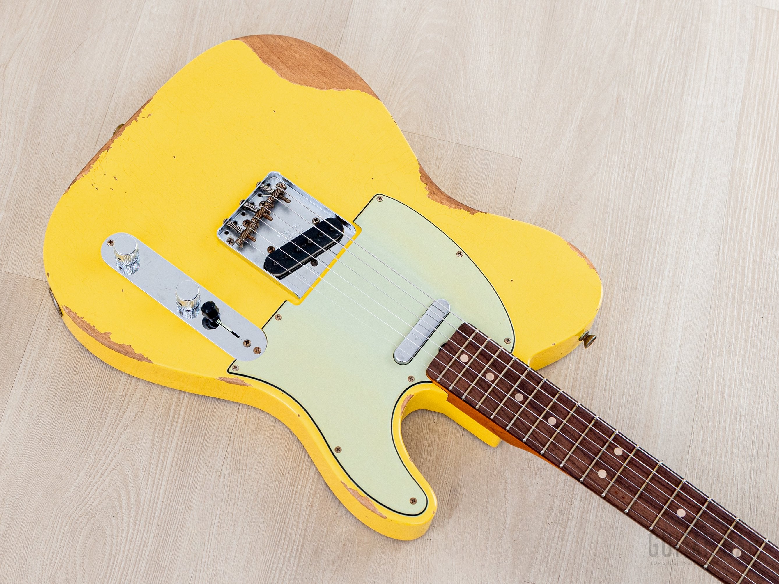 2023 Fender Custom Shop 1963 Telecaster Heavy Relic Graffiti Yellow w/