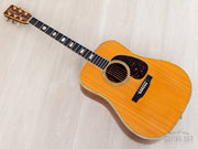 1971 Martin D-41 - body angle with neck