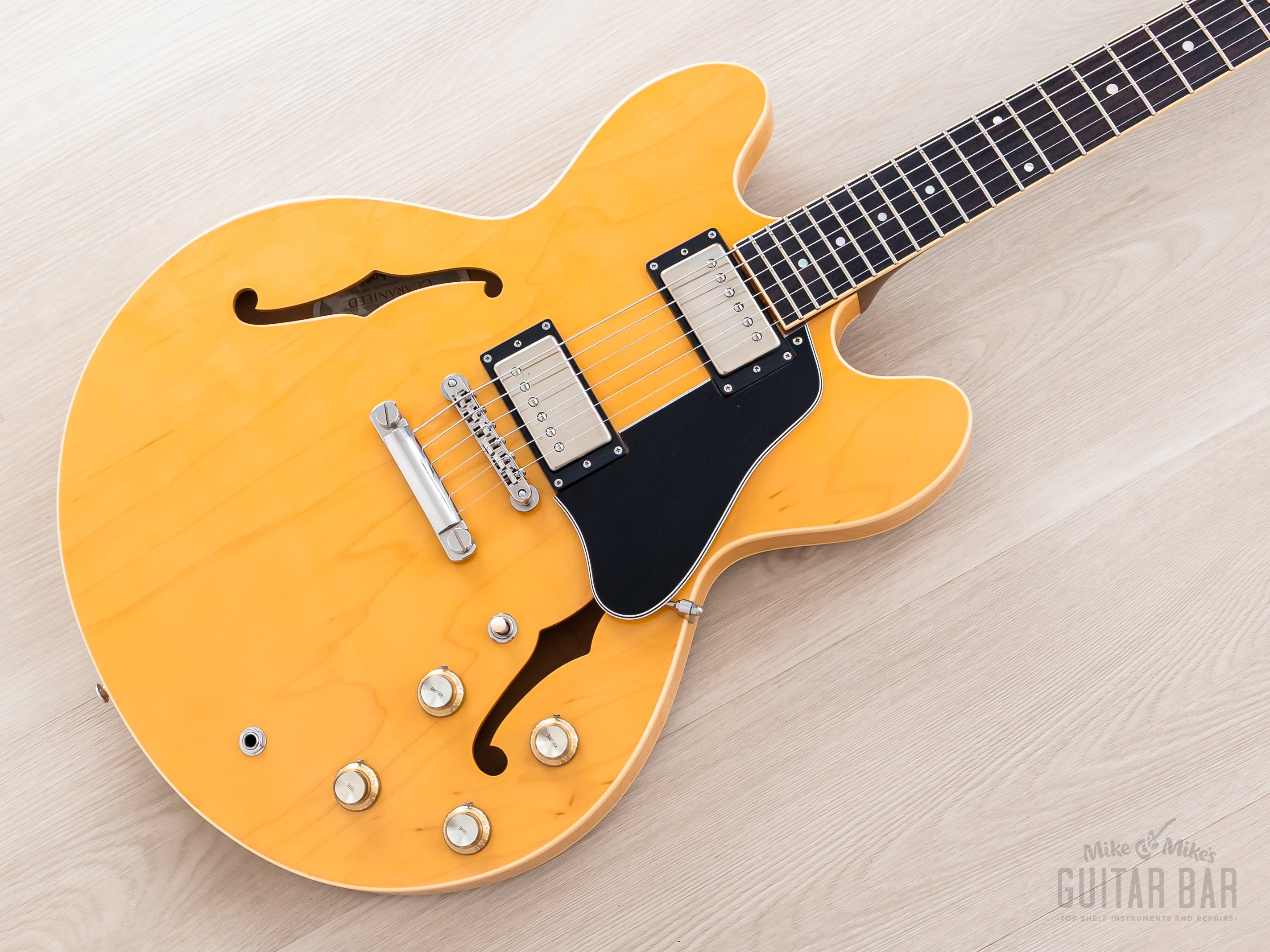 Epiphone ES-335 DOT ナチュラル 2002 Epiphone Elite 1963 ES-335 Dot Natural w/ Open Book Headstock, Ca