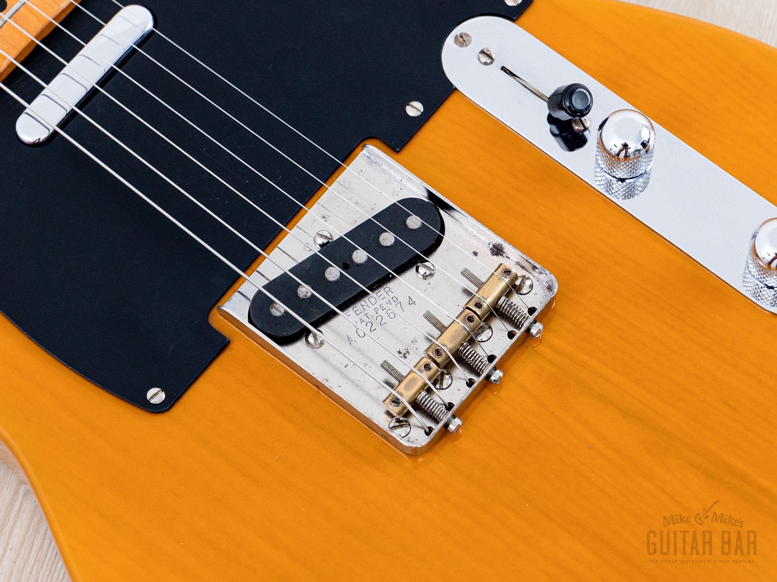 1986 Fender Telecaster '52 Vintage Reissue TL52-75 Butterscotch A-seri