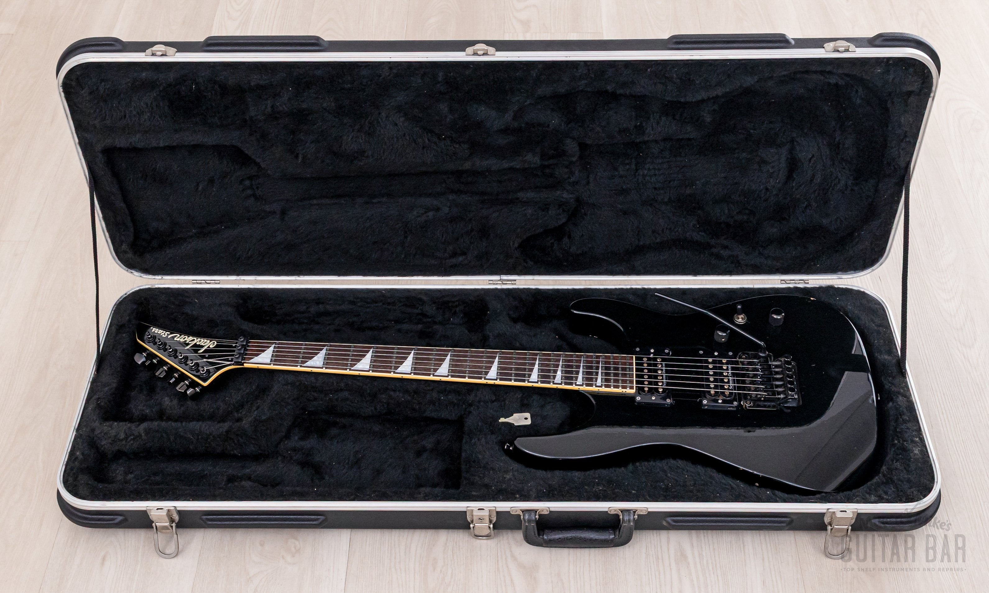 2002 Jackson Stars Soloist SL-J2 Neck Through Guitar Black w/ Seymour