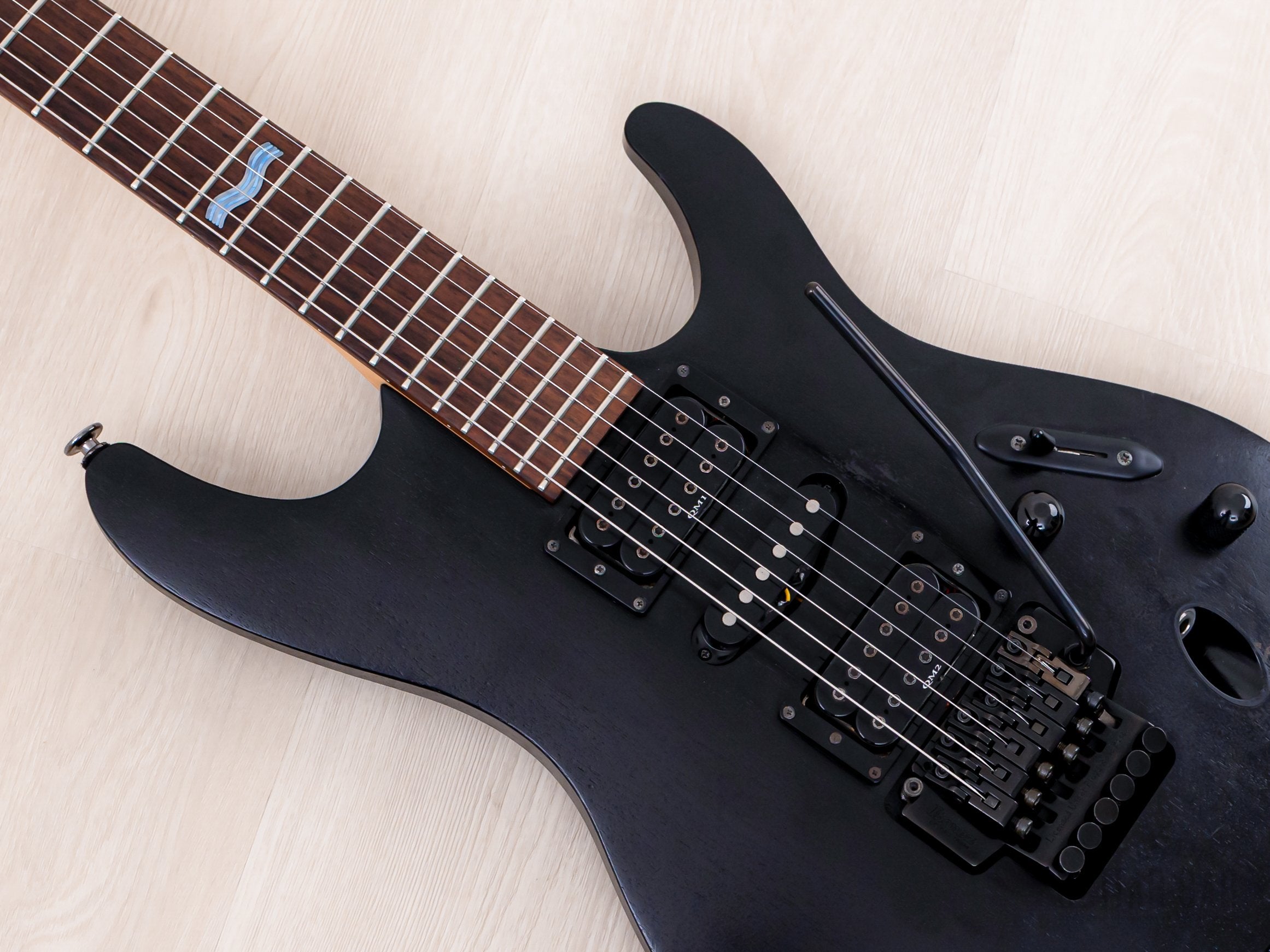 2001 Ibanez Prestige S Series S470 HSH Satin Black w/ Floyd Rose