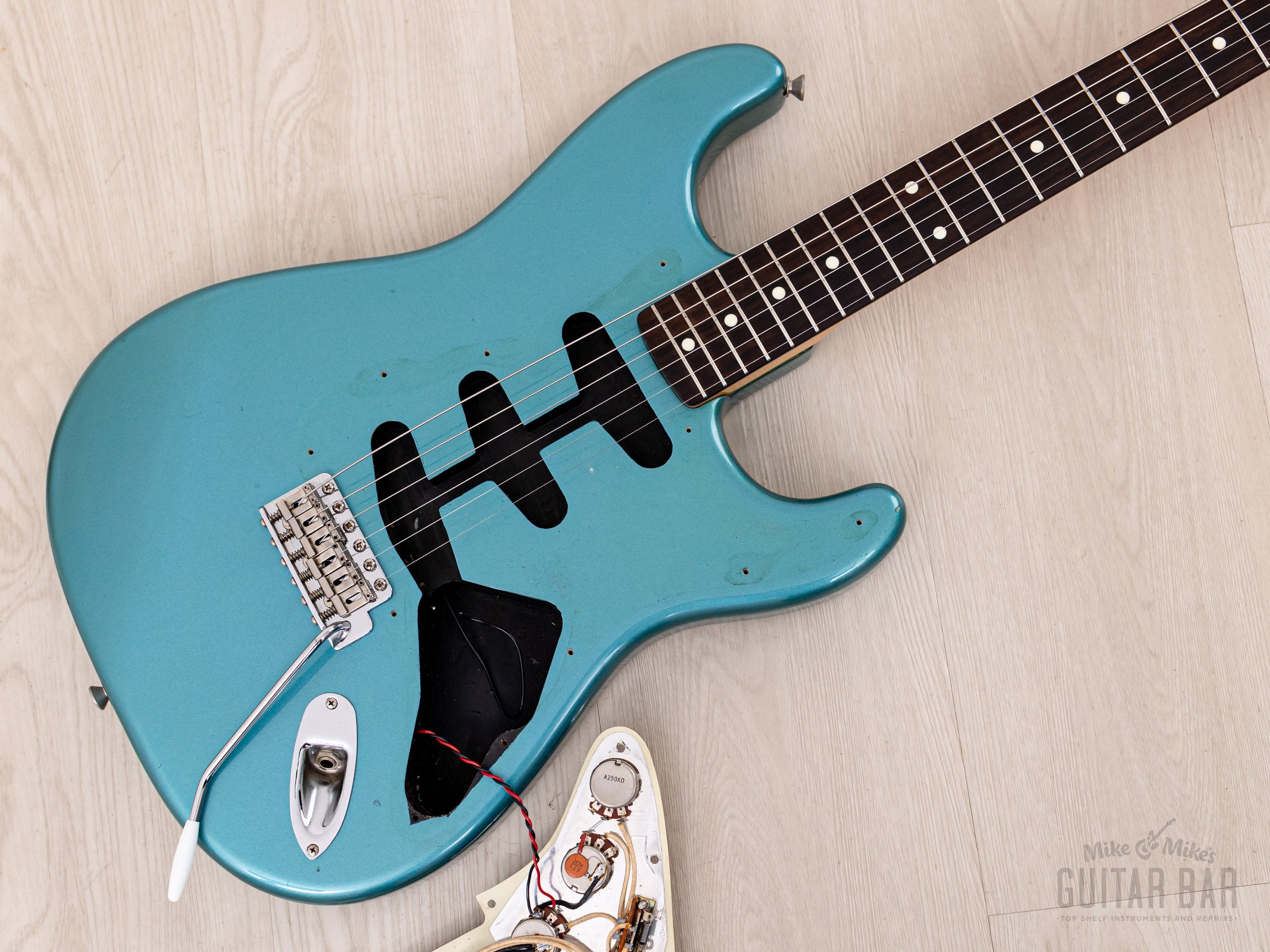 【限定2002年】Moon ST-248LF ラッカーブラジリアンローズ　PGM 1980s PGM Moon ST-248 S-Style Guitar Lake Placid Blue w/ Seymour Dunca