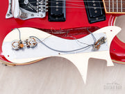 Mosrite 40th Anniversary wiring under the pickguard