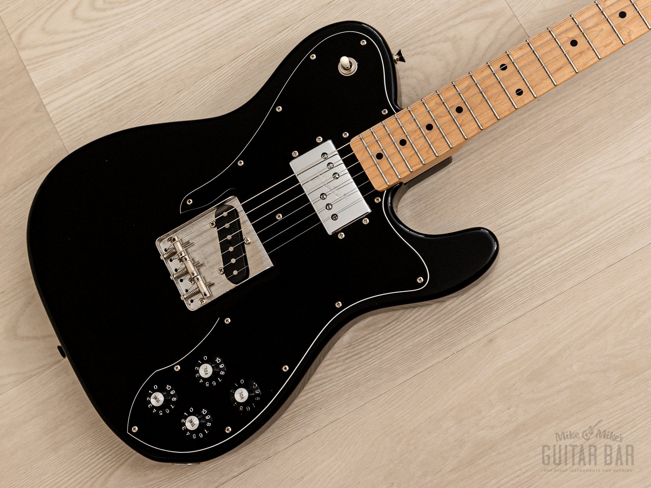 2015 Fender Telecaster Custom ‘72 Vintage Reissue TC72 Black w/ Wide Range,  Japan MIJ