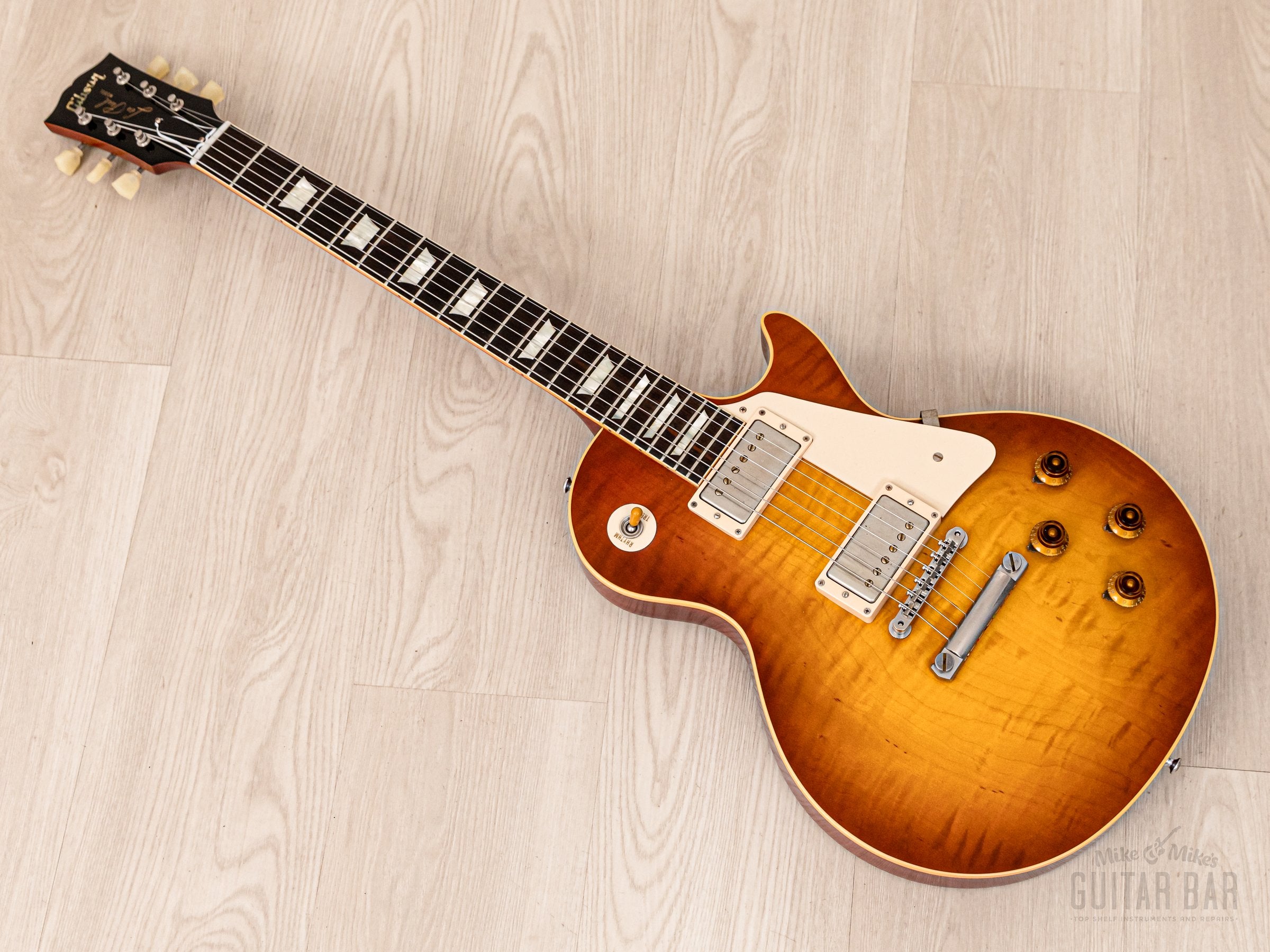 2013 Gibson Custom Shop Historic 1958 Les Paul Standard R8 Flame Top, Ice Tea Burst w/ Custombucker PAFs, COA & Case