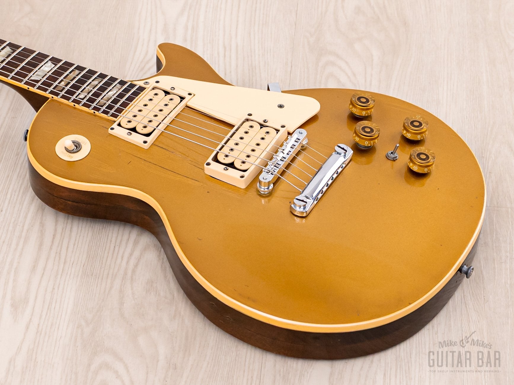 1973 Gibson Les Paul Deluxe Goldtop, Standard Conversion w/ DiMarzio Super Distortion & Case