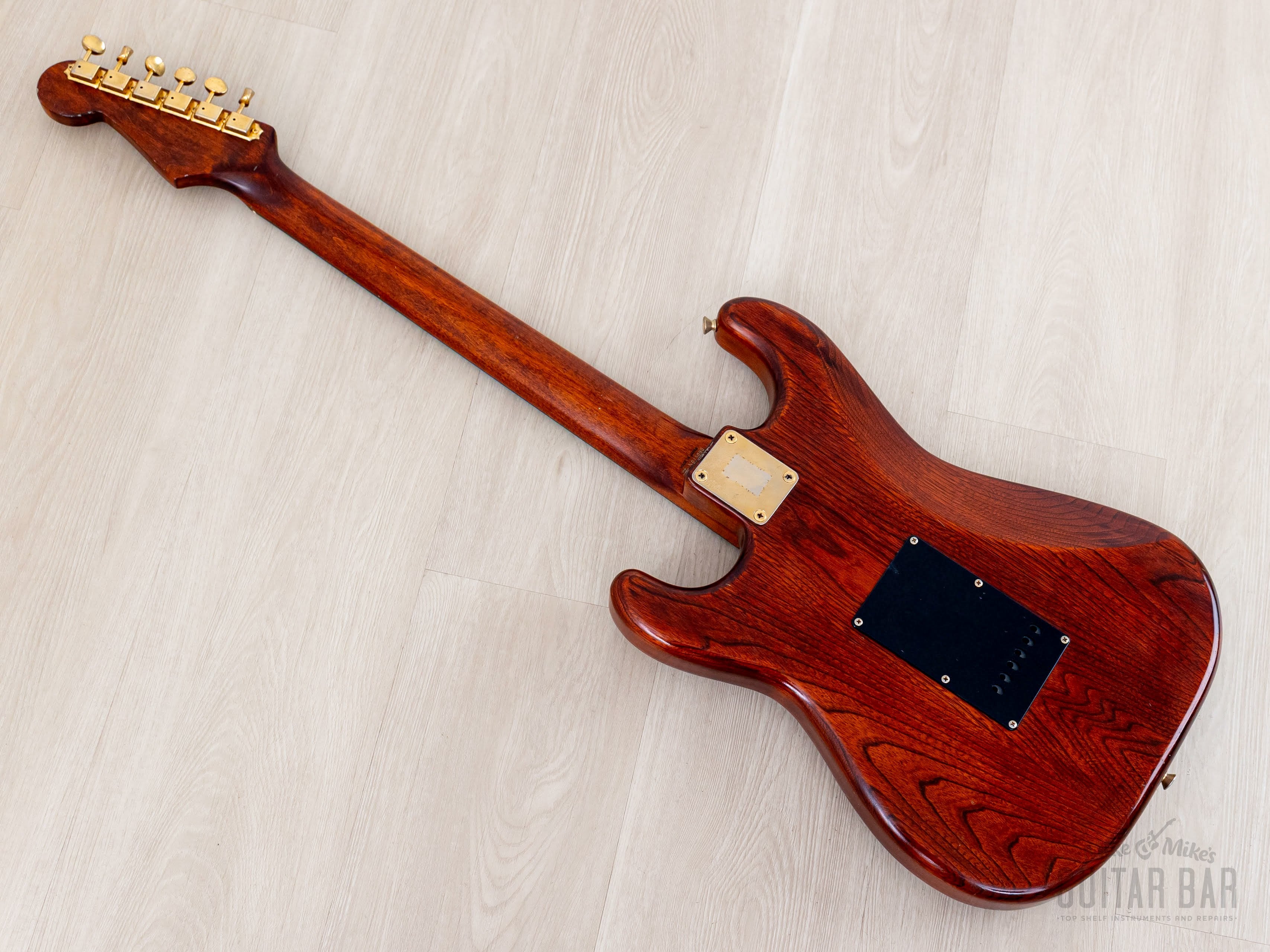 1992 Fender Stratocaster Order Made Walnut Satin Nitro Lacquer w/ Gold
