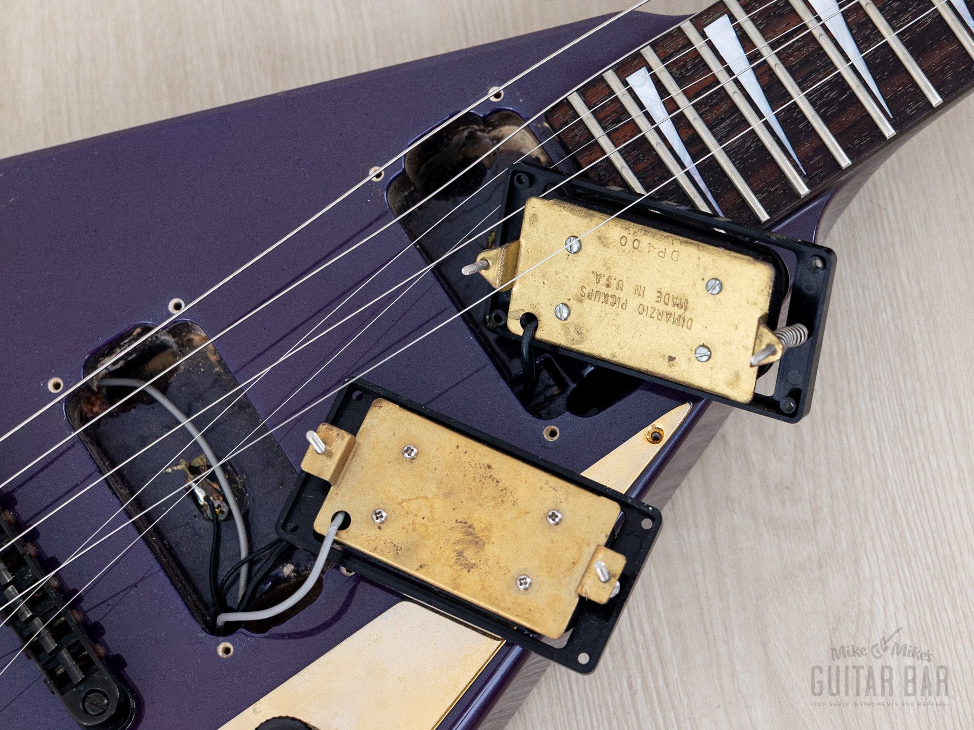 1993 Grover Jackson Randy Rhoads Standard V Blue Purple w