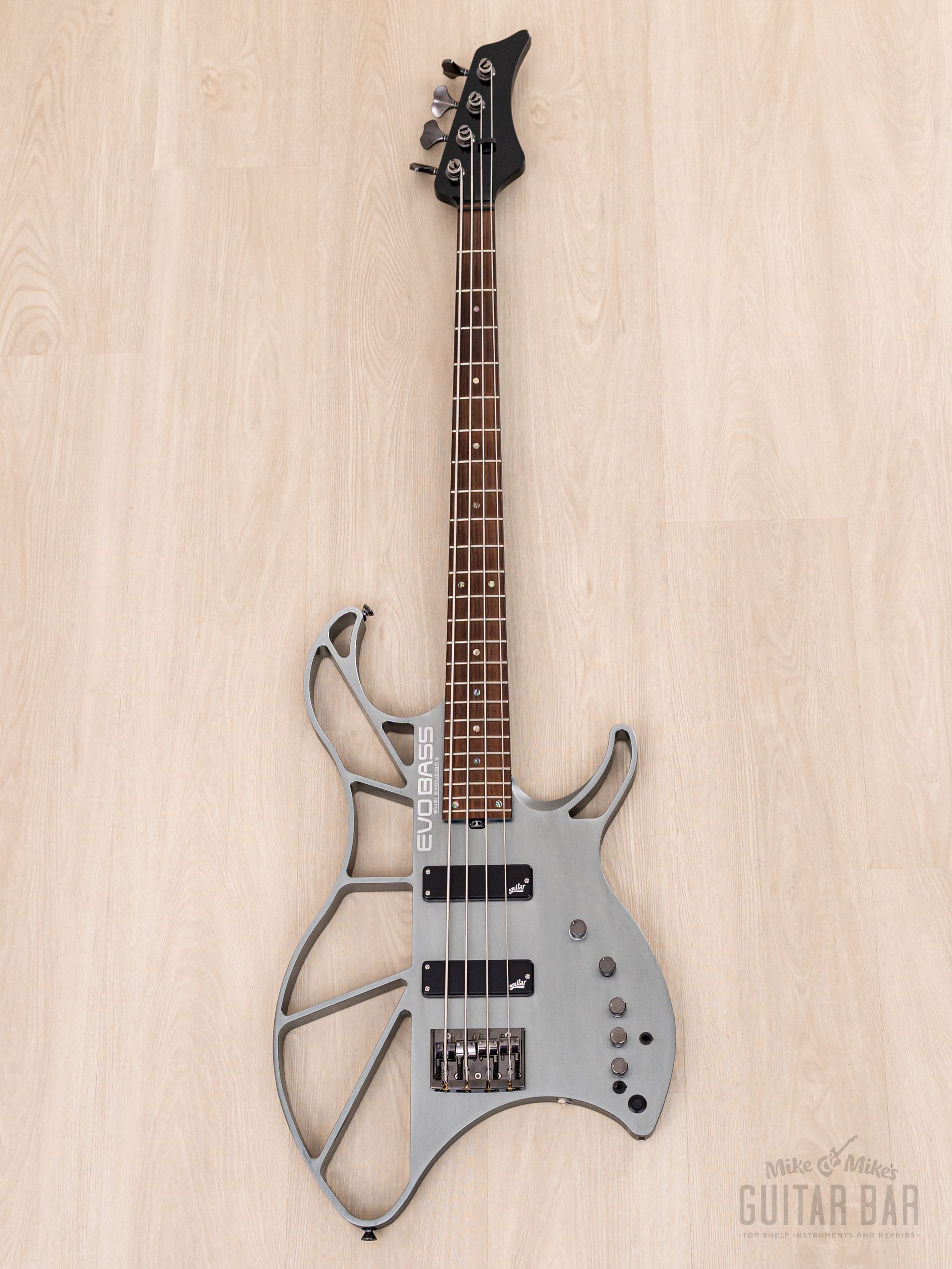 2021 EVO Bass B0101Z-4 Aluminum Body w/ Aguilar Pickups, OPB-3 Active Preamp, Flight Case & Tags
