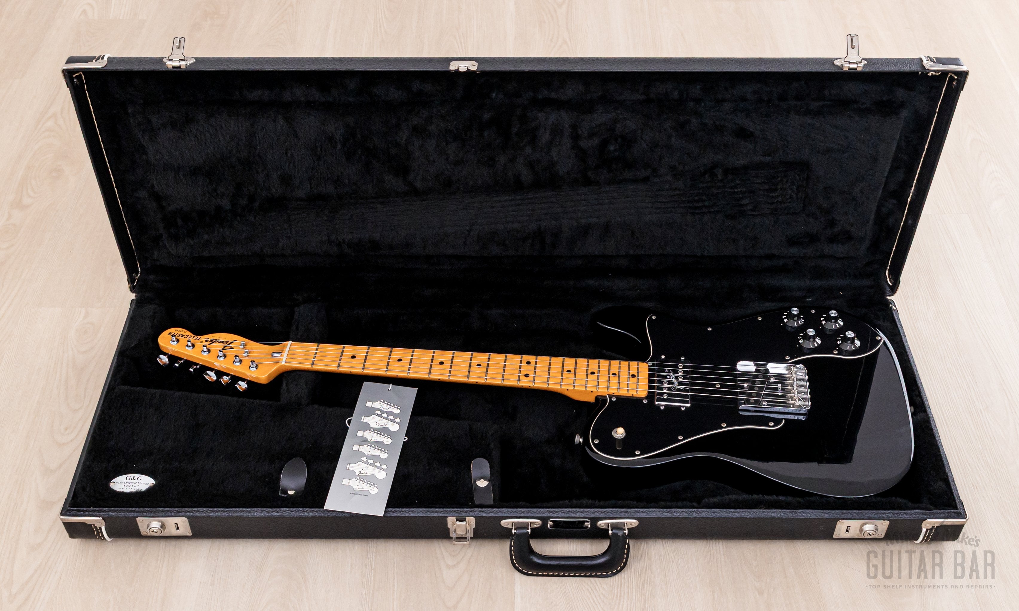2004 Fender American Vintage '72 Telecaster Custom FSR Black Near-Mint w/ Case & Tag, Wide Range