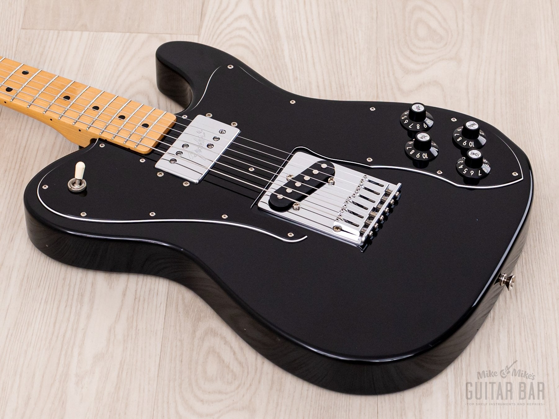 2007 Fender Telecaster Custom '72 Vintage Reissue TC72 Black, Ash Body w/ Wide Range, Japan CIJ