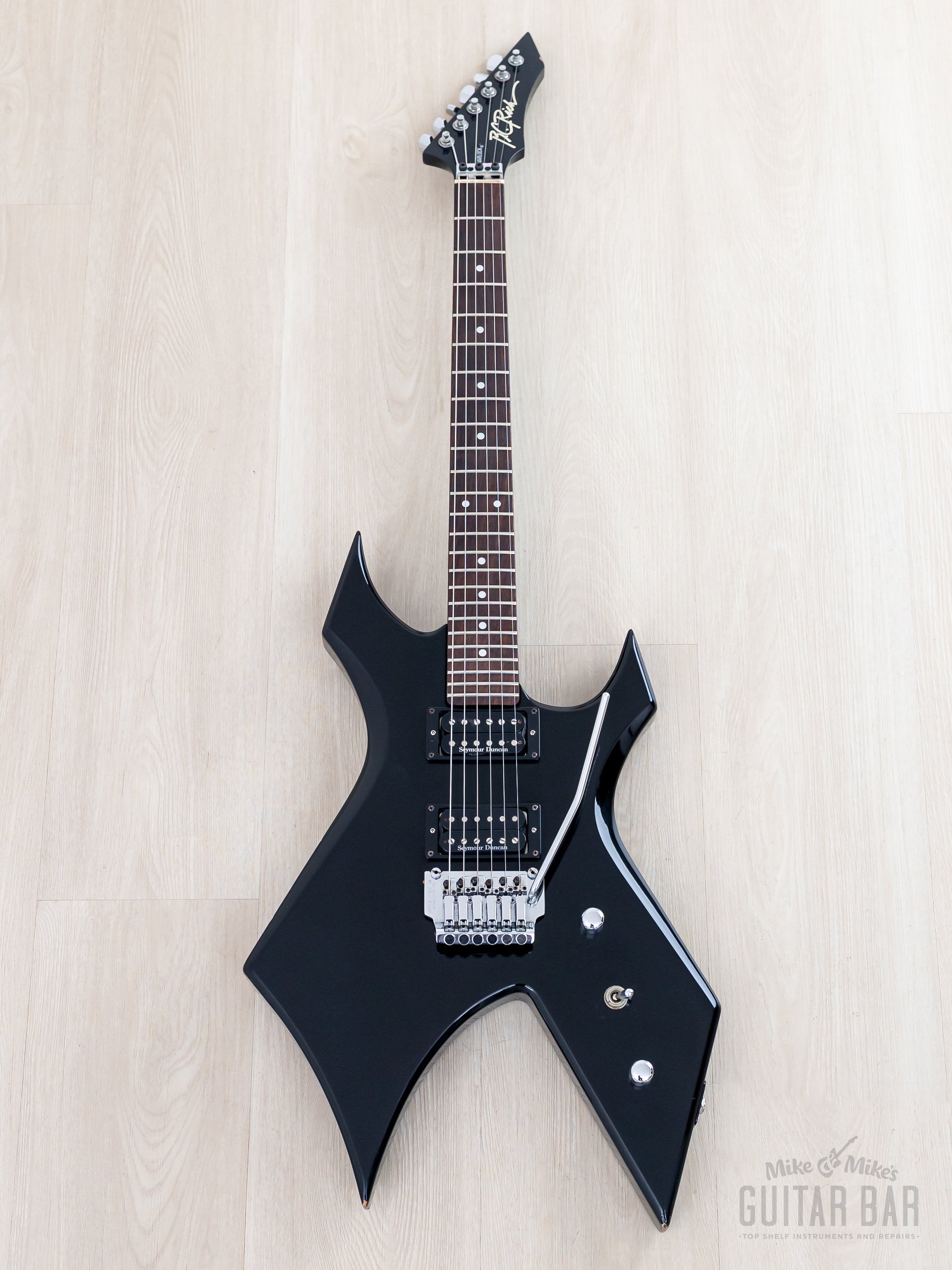 1986 B.C. Rich Warlock NJ Series Black w/ Seymour Duncan SH-2 & SH-4,