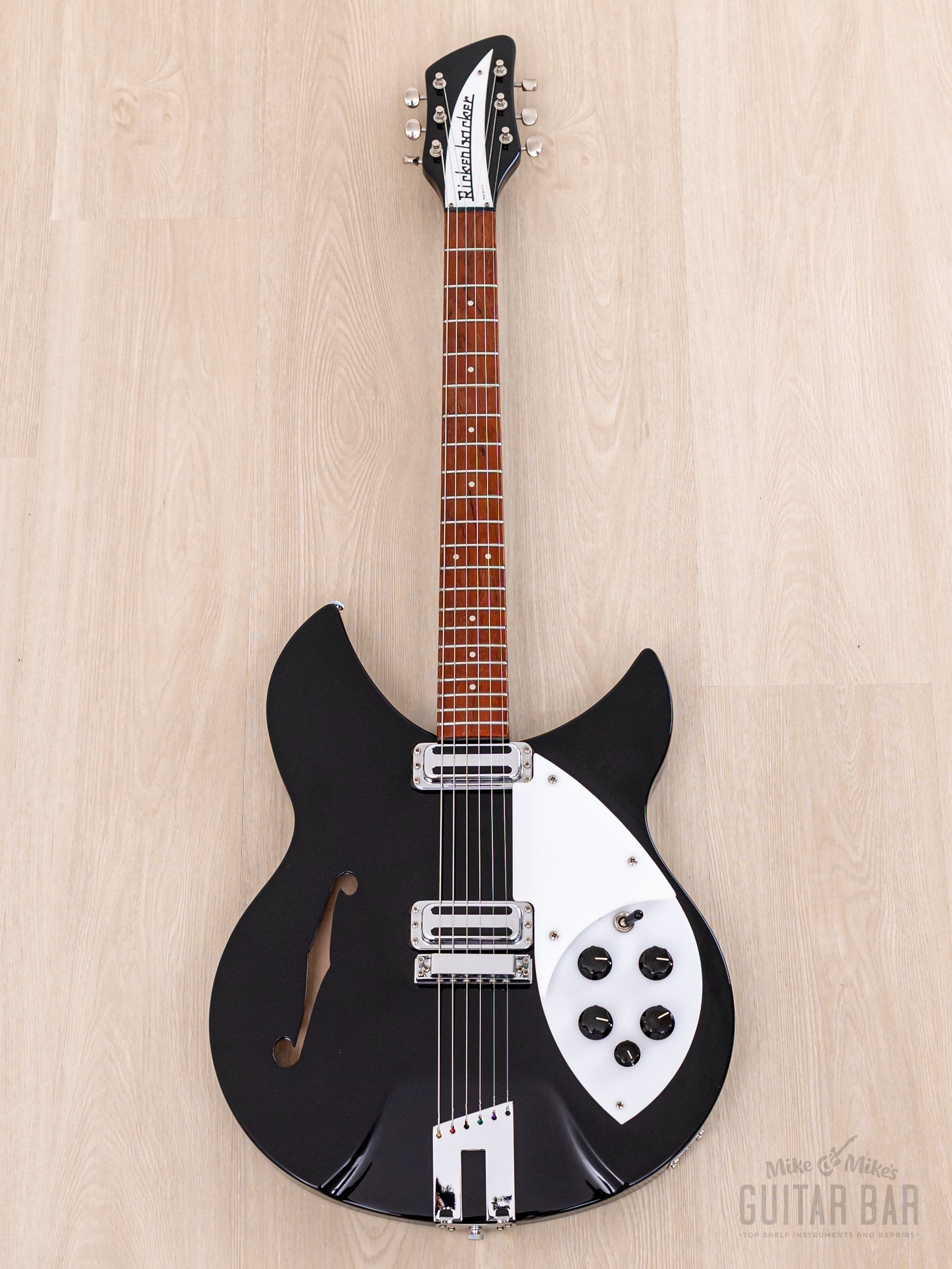 1998 Rickenbacker Rose Morris Model 1997 Jetglo w/ Toaster Tops, Hangtags & Case