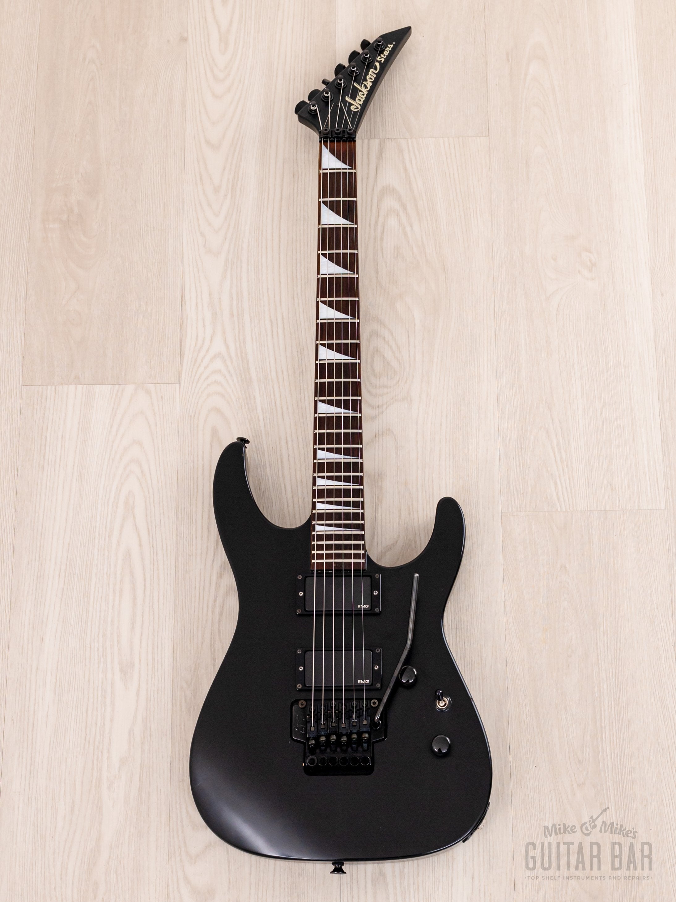 2000 Jackson Stars Soloist SL-J2E Matte Black, Near-Mint w/ EMG, Floyd Rose & Case
