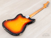 1965 Jazzmaster Sunburst back, angled view