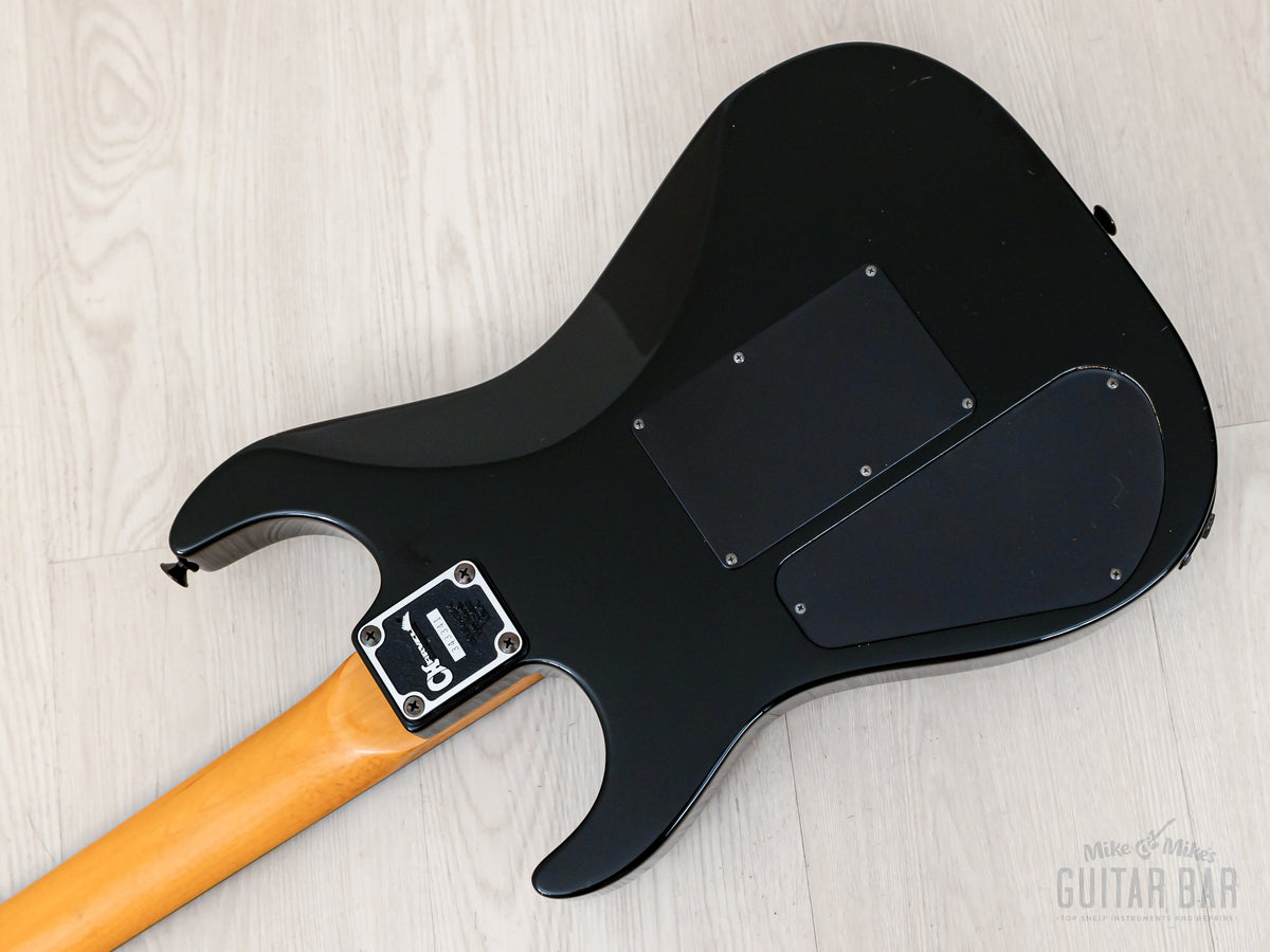 Back of the body with tremolo cover and neck plate