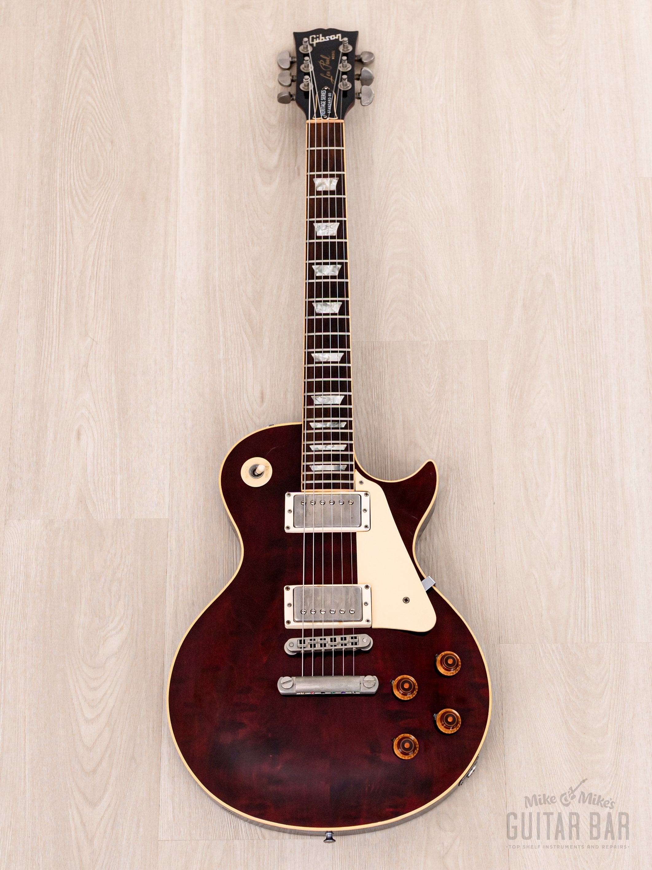 1981 Gibson Heritage Series Standard-80 Les Paul Wine Red w/ Tim Shaw PAFs, Case