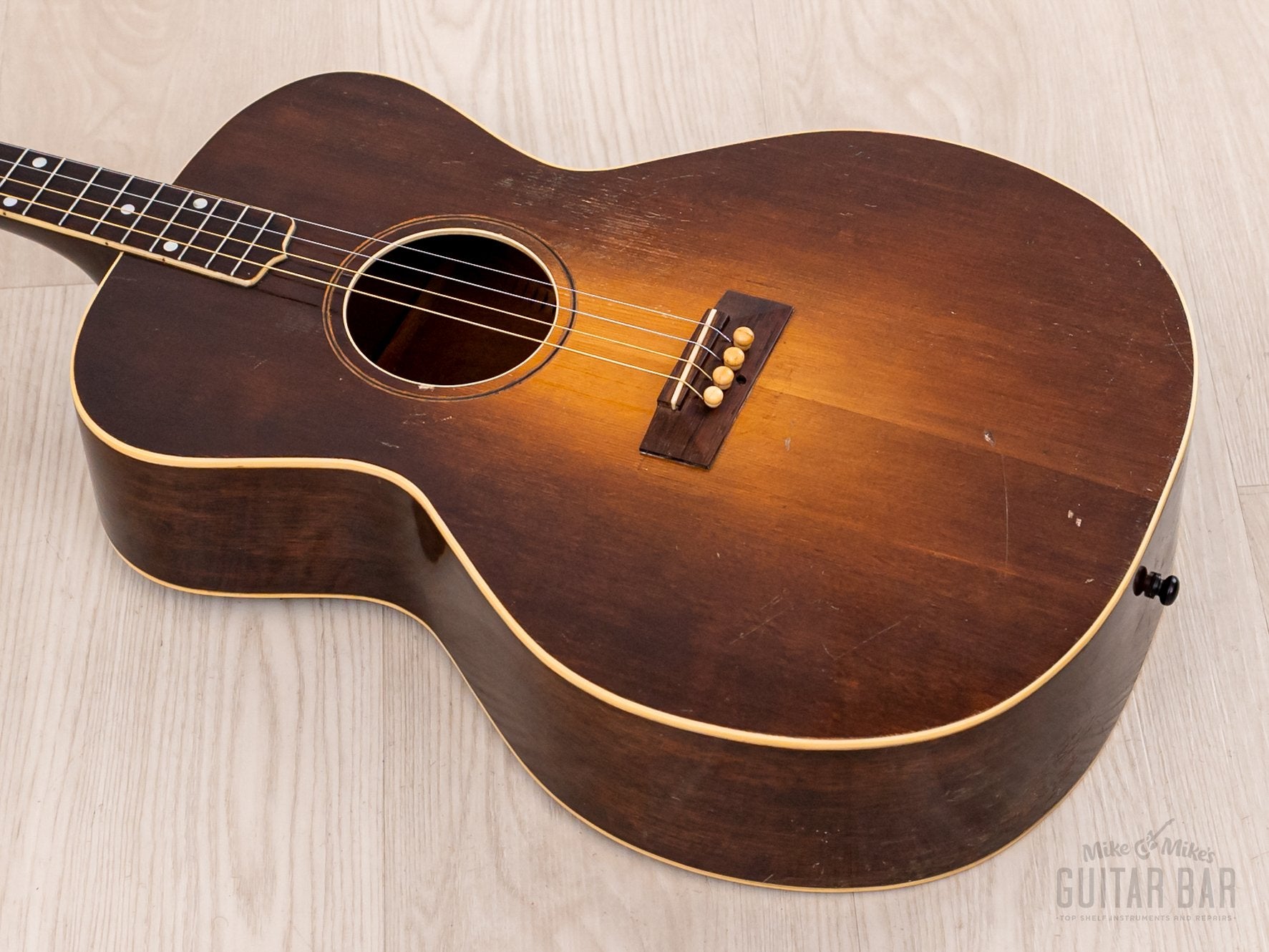 1928 Gibson TG-1 Vintage Tenor Acoustic Guitar Sunburst w/ Case