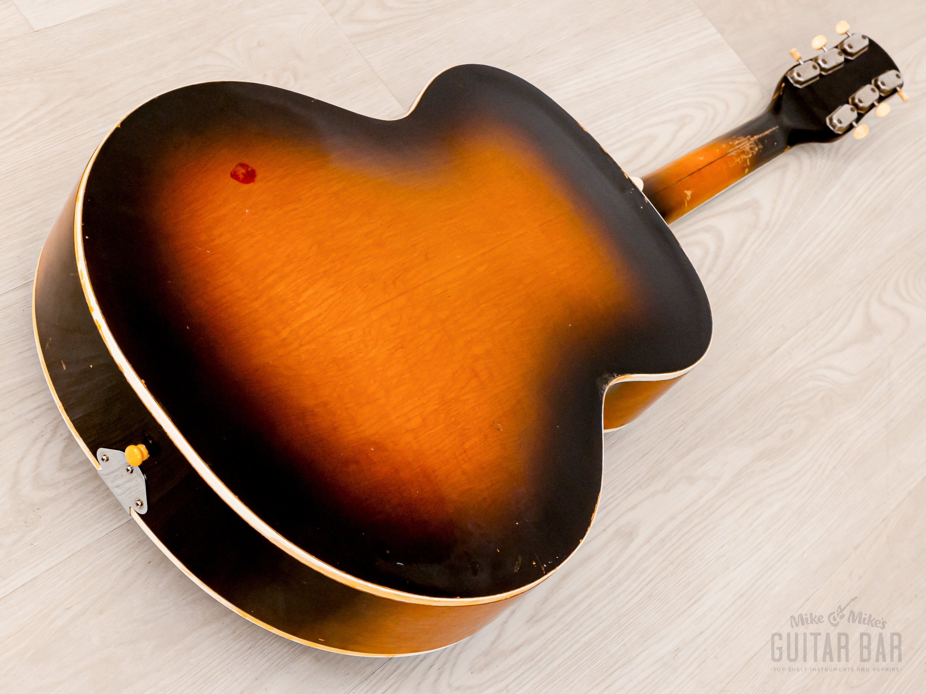 1940s Gretsch Synchromatic 100 Vintage Archtop Acoustic Guitar Sunburs