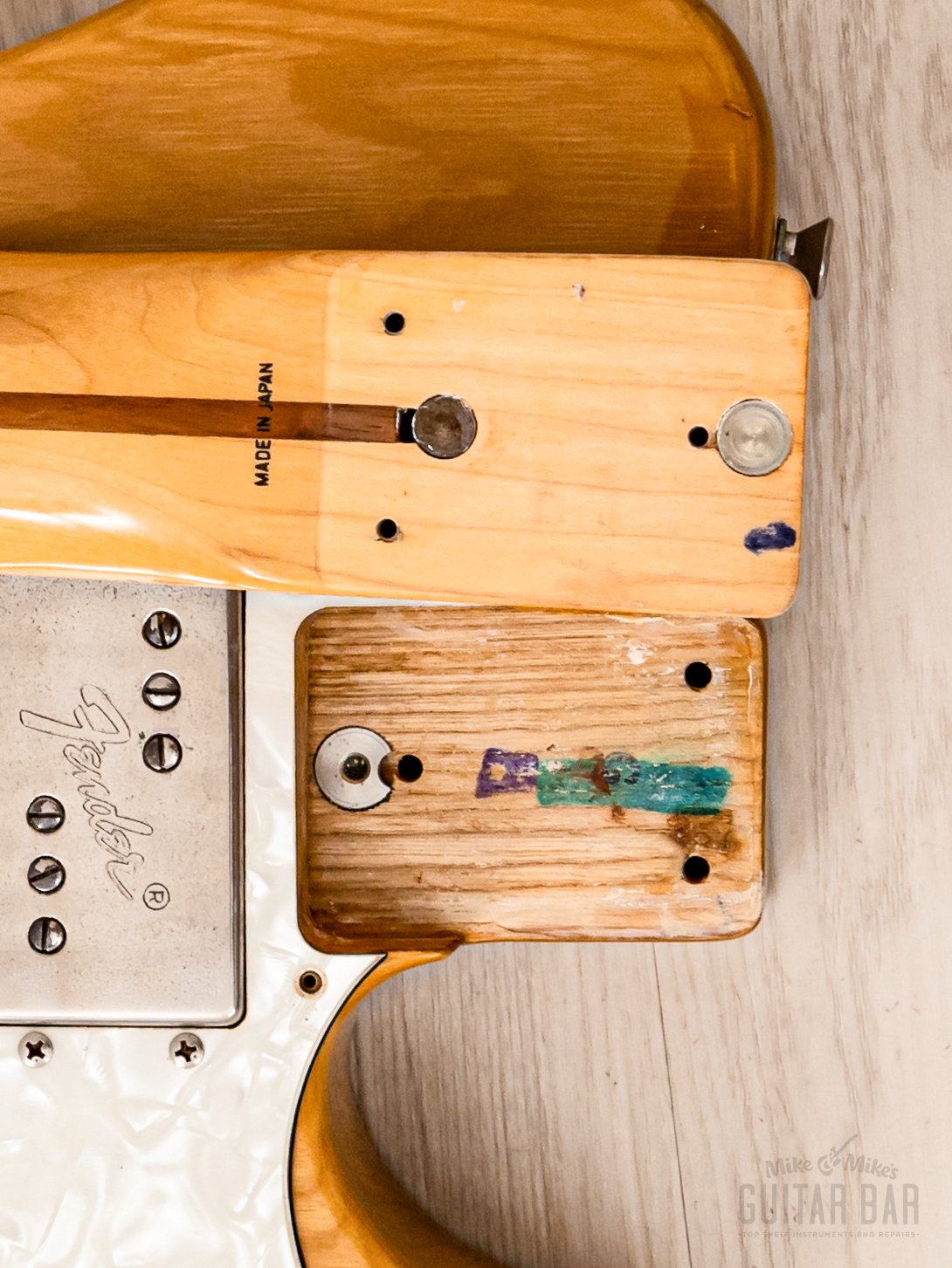 1985 Fender Telecaster Thinline ‘72 Vintage Reissue TN72-75 Natural w/ Wide Range, A-Serial Japan MIJ Fujigen