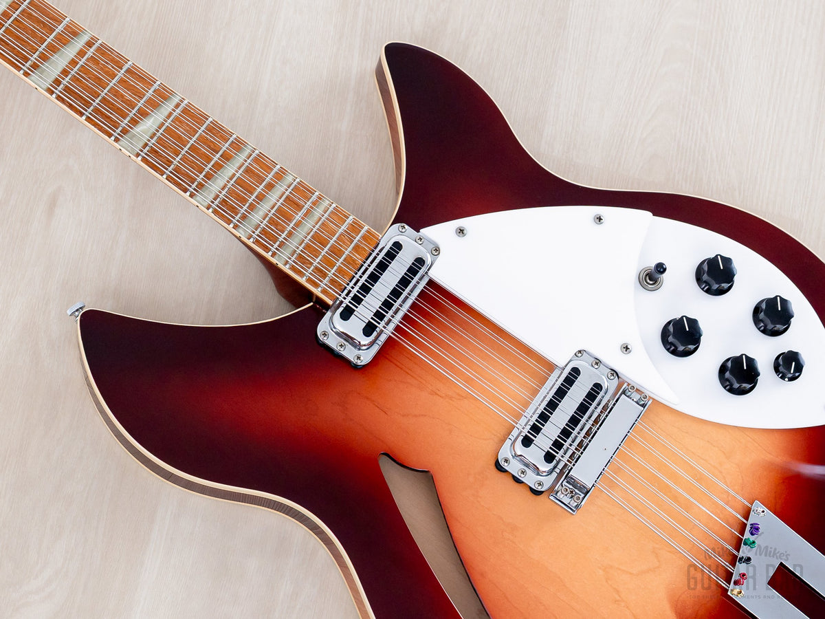 1987 Rickenbacker 360/12V64 pickups and bridge, angled