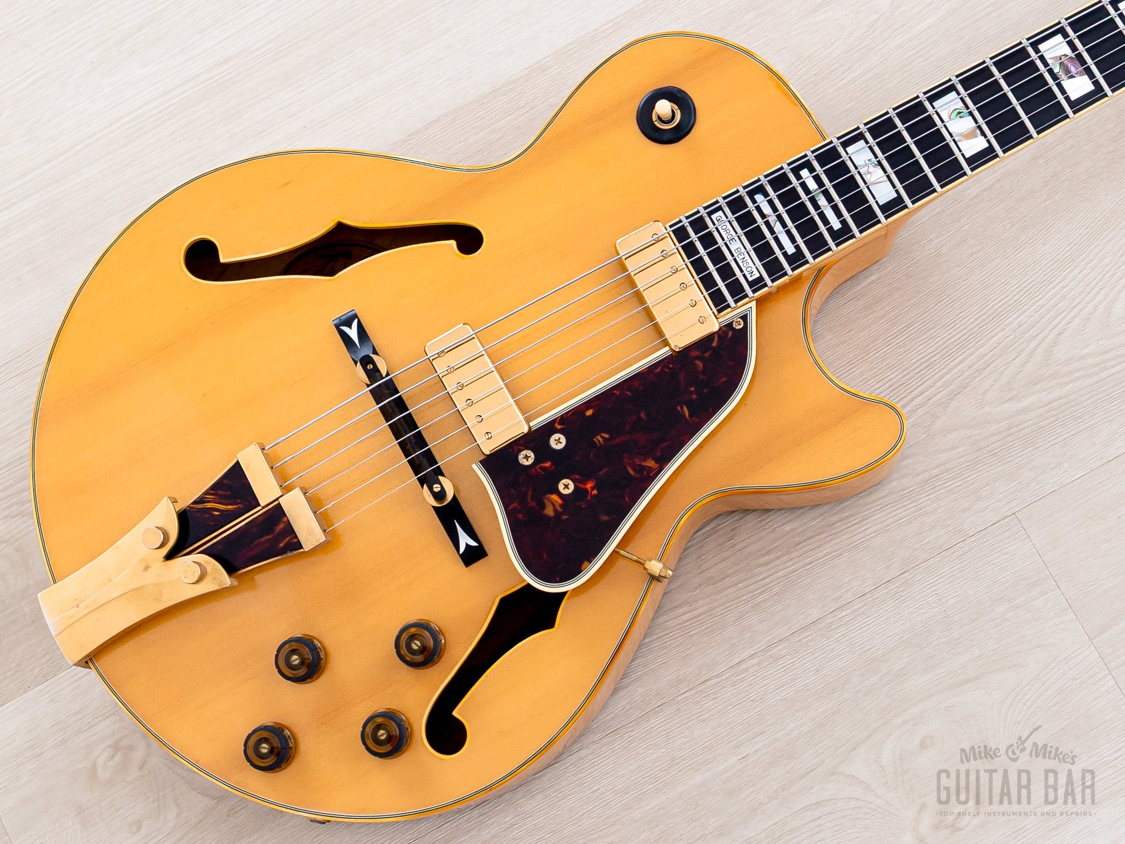 1980 Ibanez George Benson Signature GB10 Archtop Electric Guitar Natur