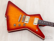 Ibanez DT400 flame top body, angled front