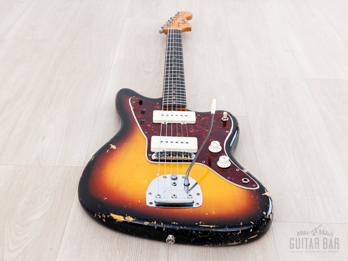 1965 Fender Jazzmaster Sunburst, full front angled view