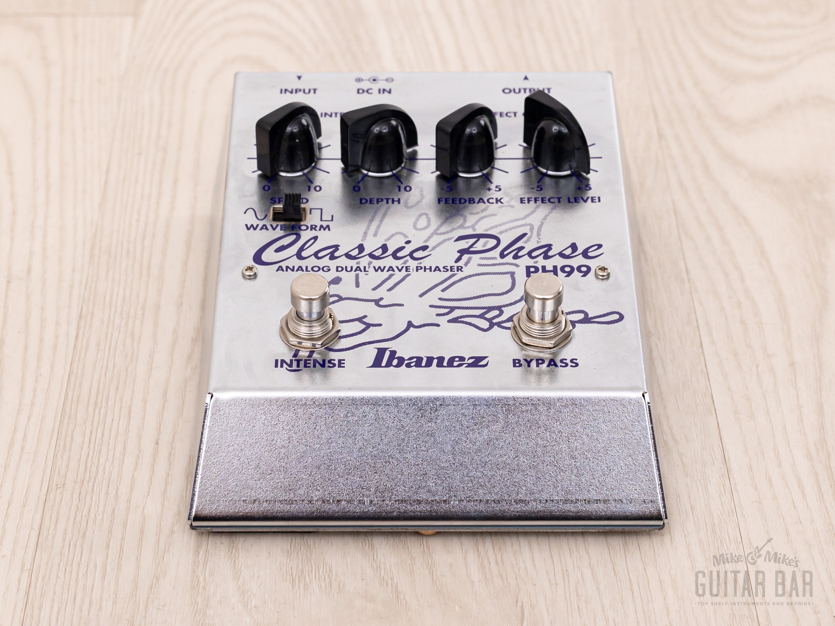 1990s Ibanez PH99 Classic Phase Analog Dual Wave Phaser, Mint w/ Box, Power Supply