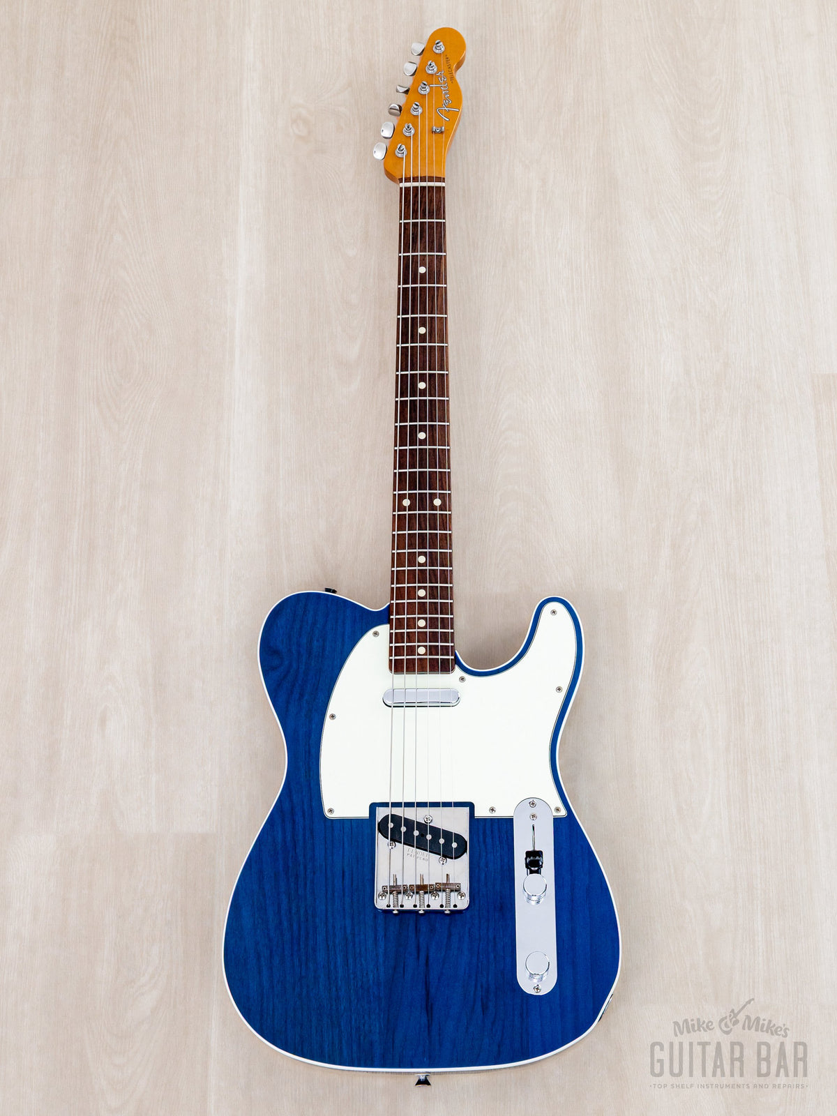 2016 Fender Classic 60s Telecaster Custom Trans Blue, full front view